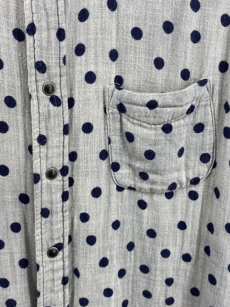 45rpm - Umii908 Gauze Cotton Polka Dot Shirt - 5