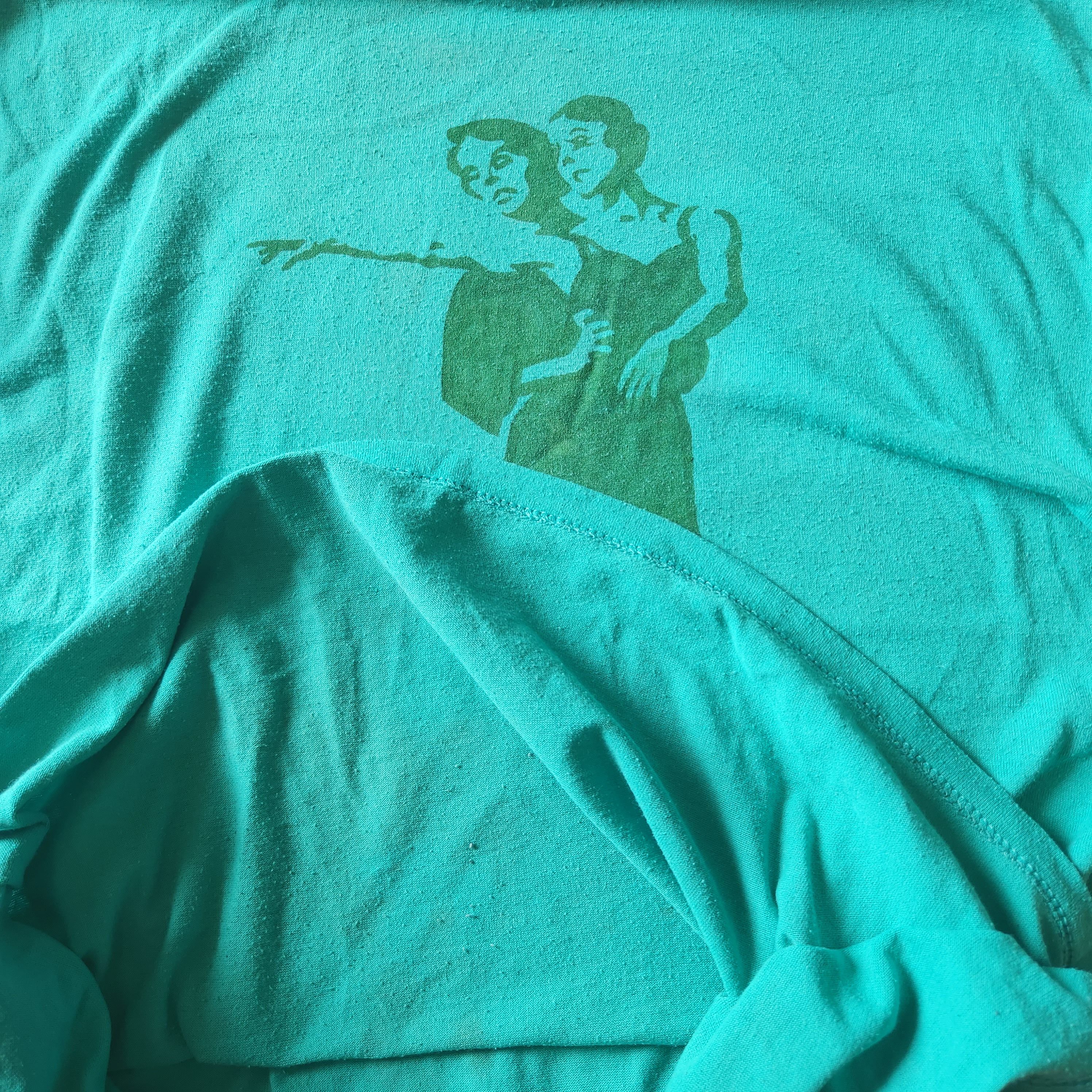 Vintage Ballet Dancer Printed TShirt Made In USA - 2