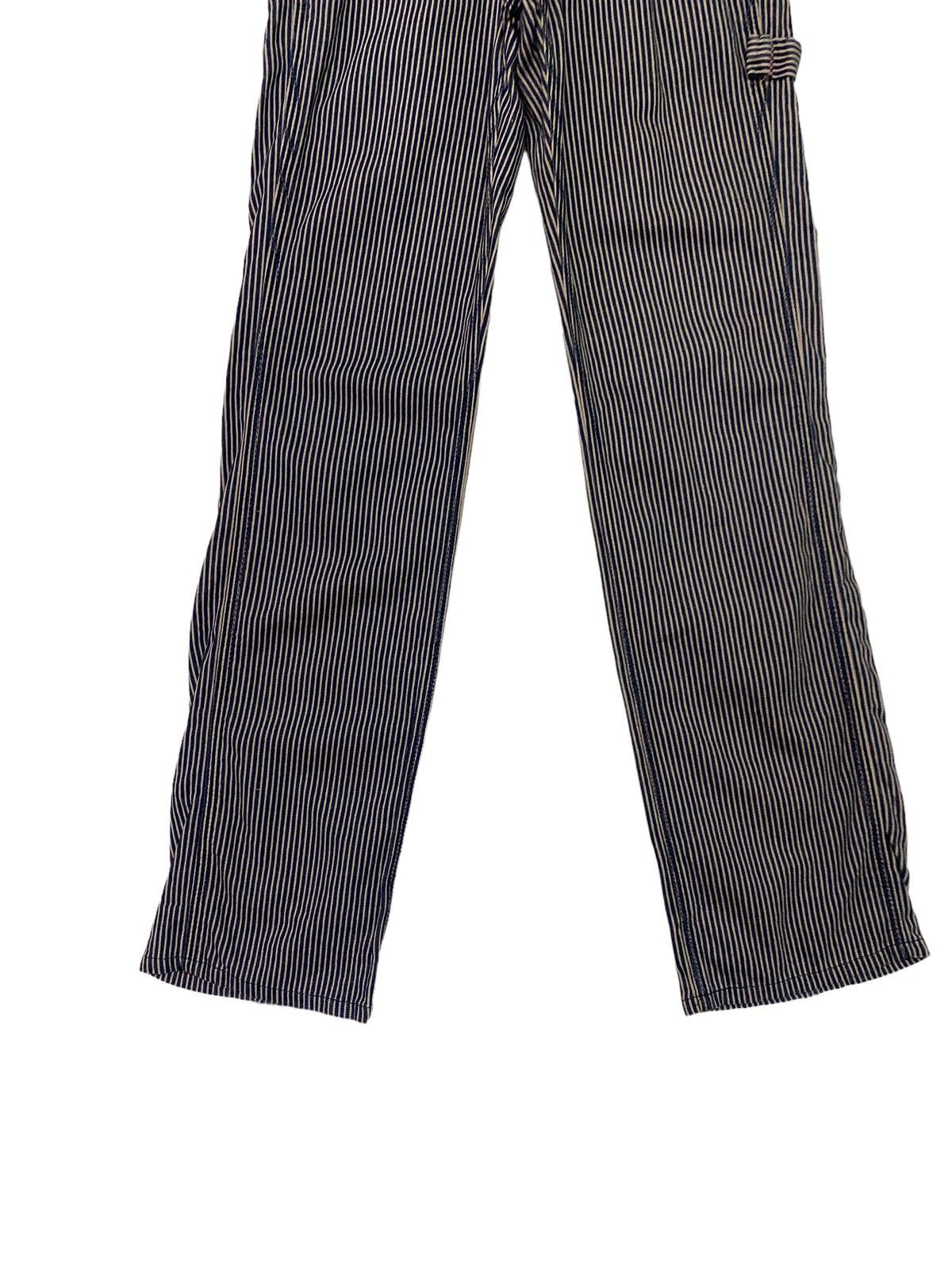 Vintage Et Boite Carpenter Striped Worker Denim Pant S46k - 5