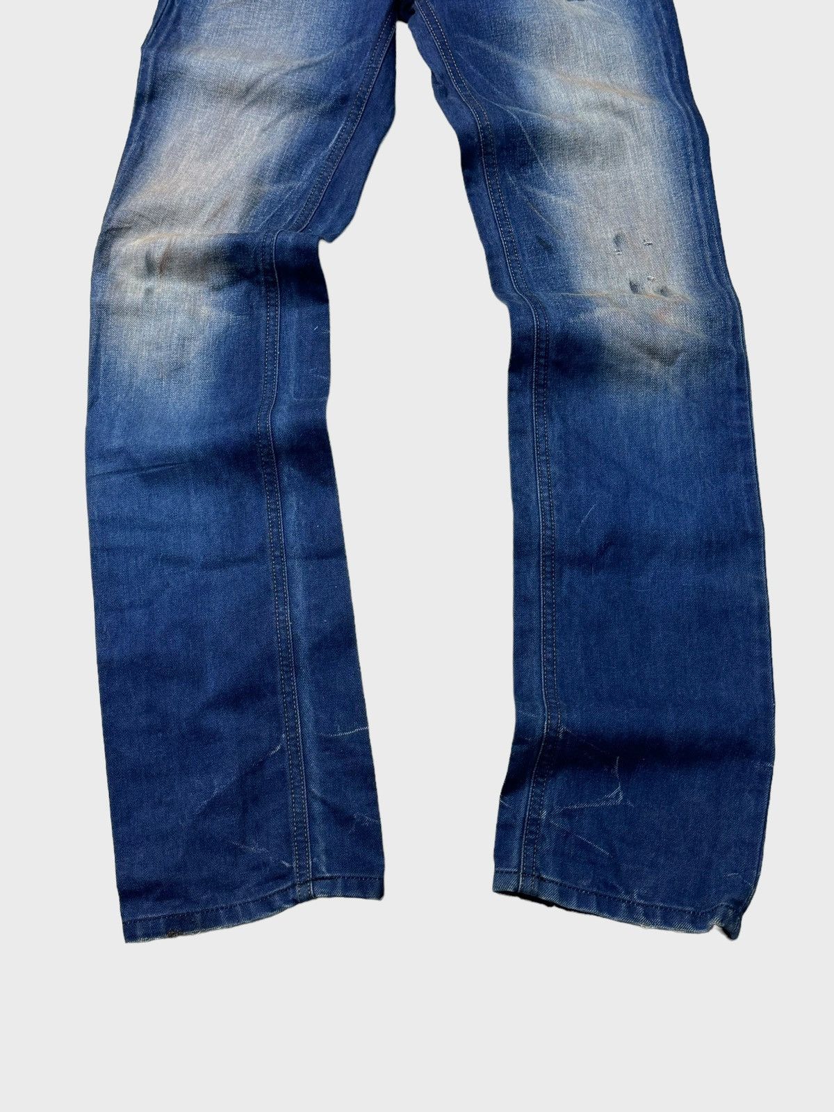 Diesel Jeans Distressed Mud Washed Denim Luxury - 6