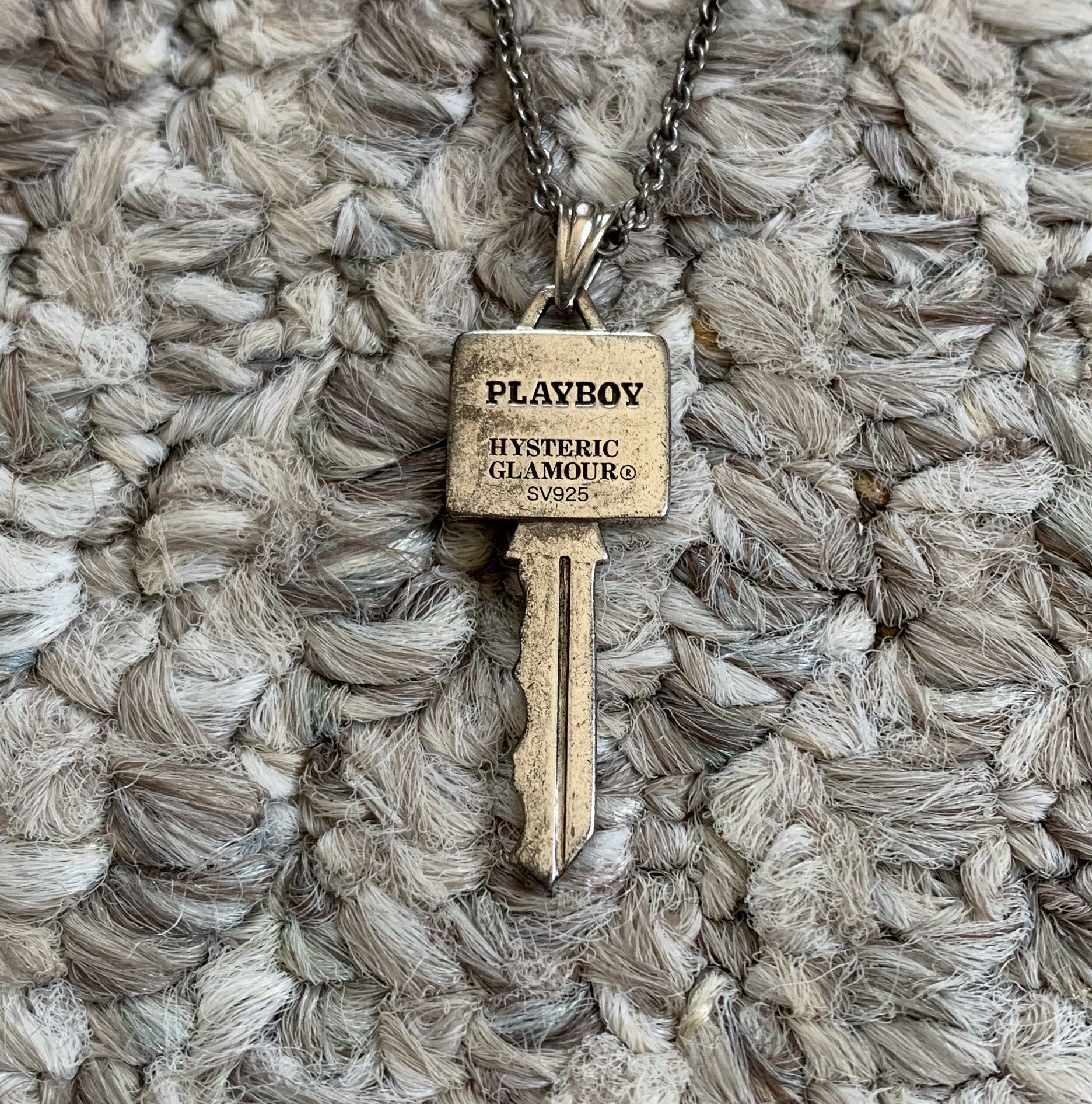 Hysteric Glamour x Playboy Silver Charm Necklace + Box - 7