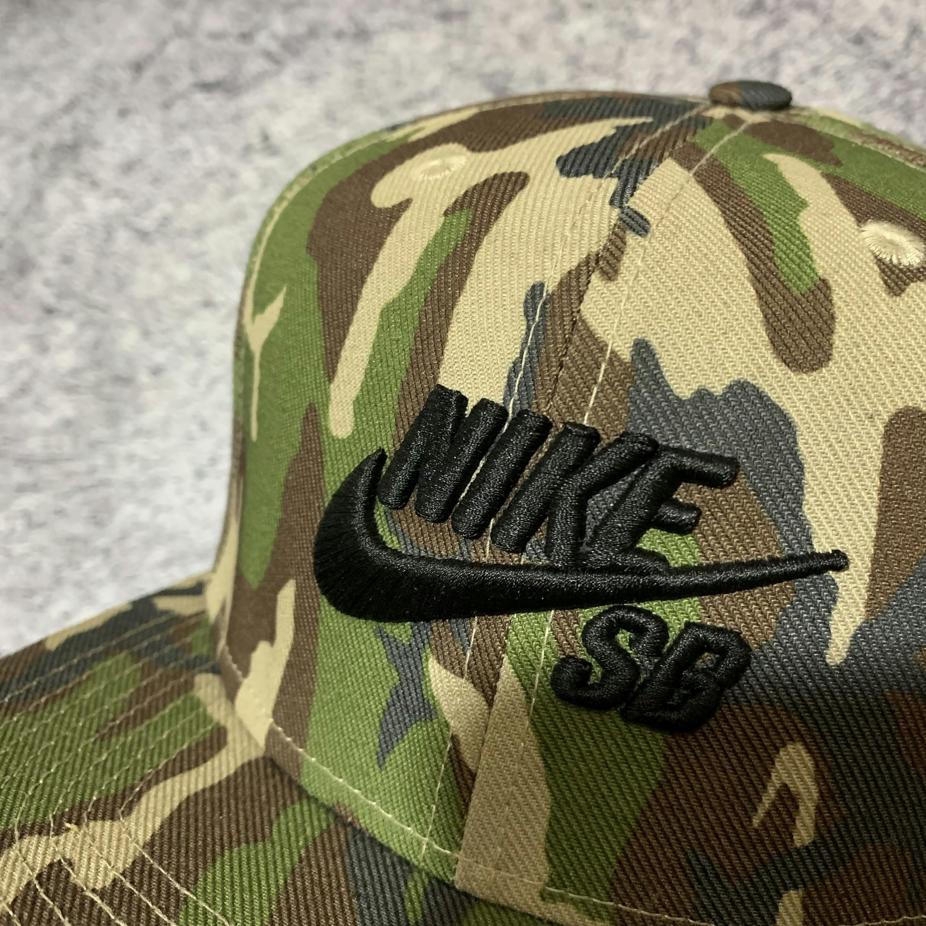 Nike SB Army Tiger Stripe Snapback Hats - 2