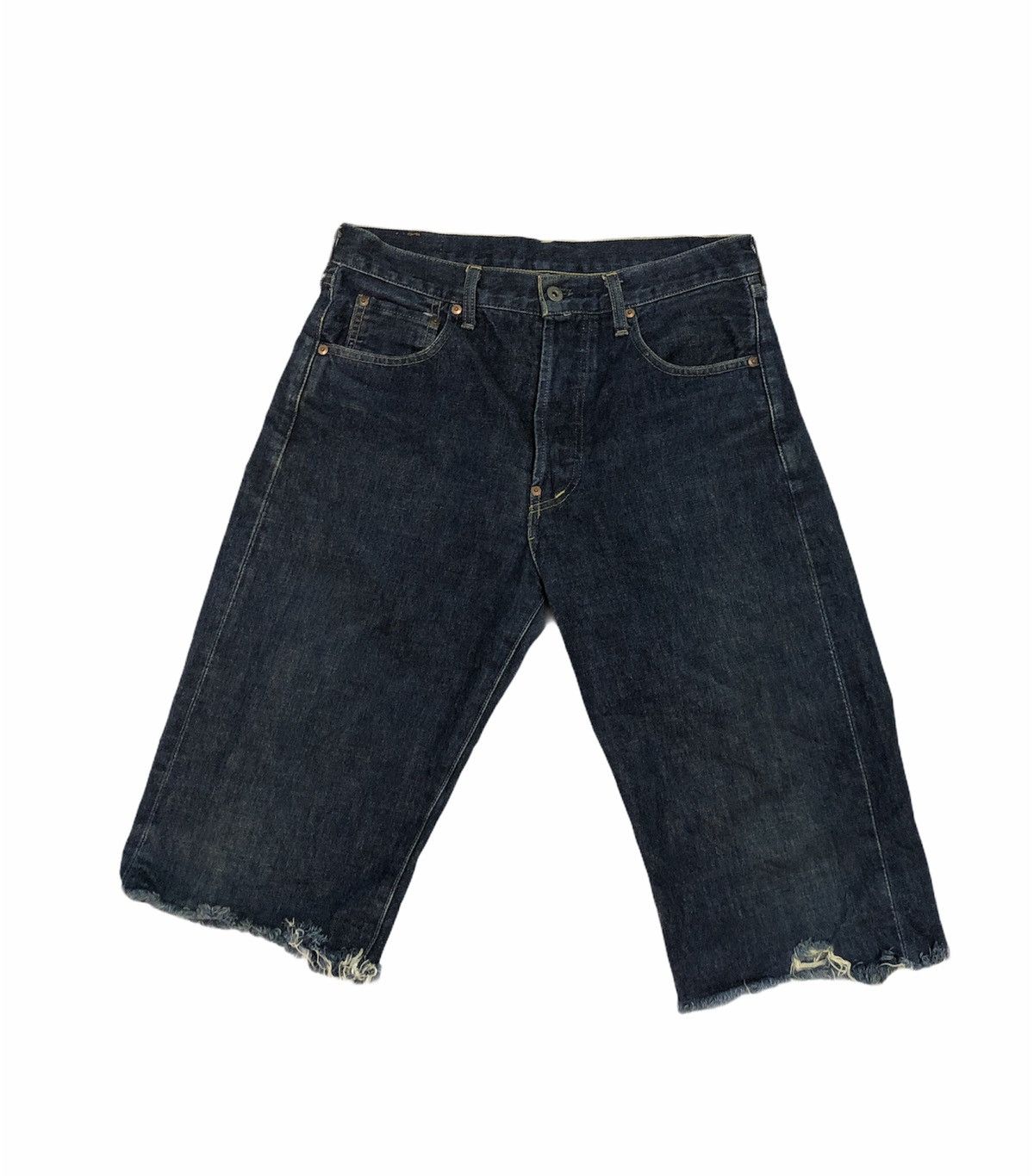 Levis 702XX Big E Donut Button Shorts Denim - 1