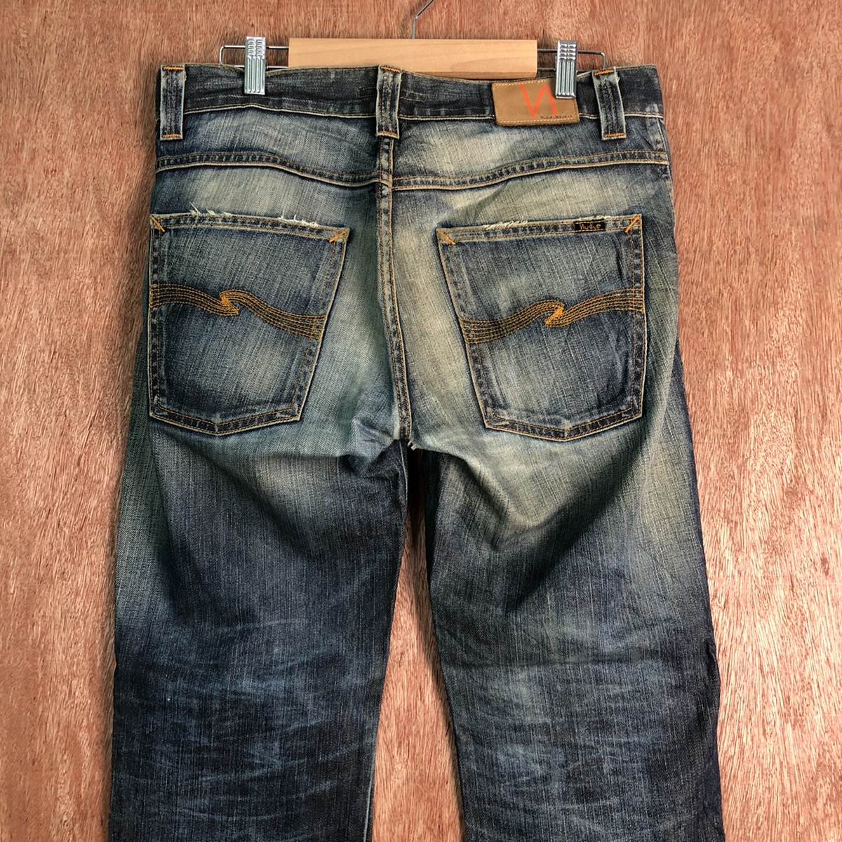 Nudie Jeans Co Blue Denim Jeans Pants #c139 - 2