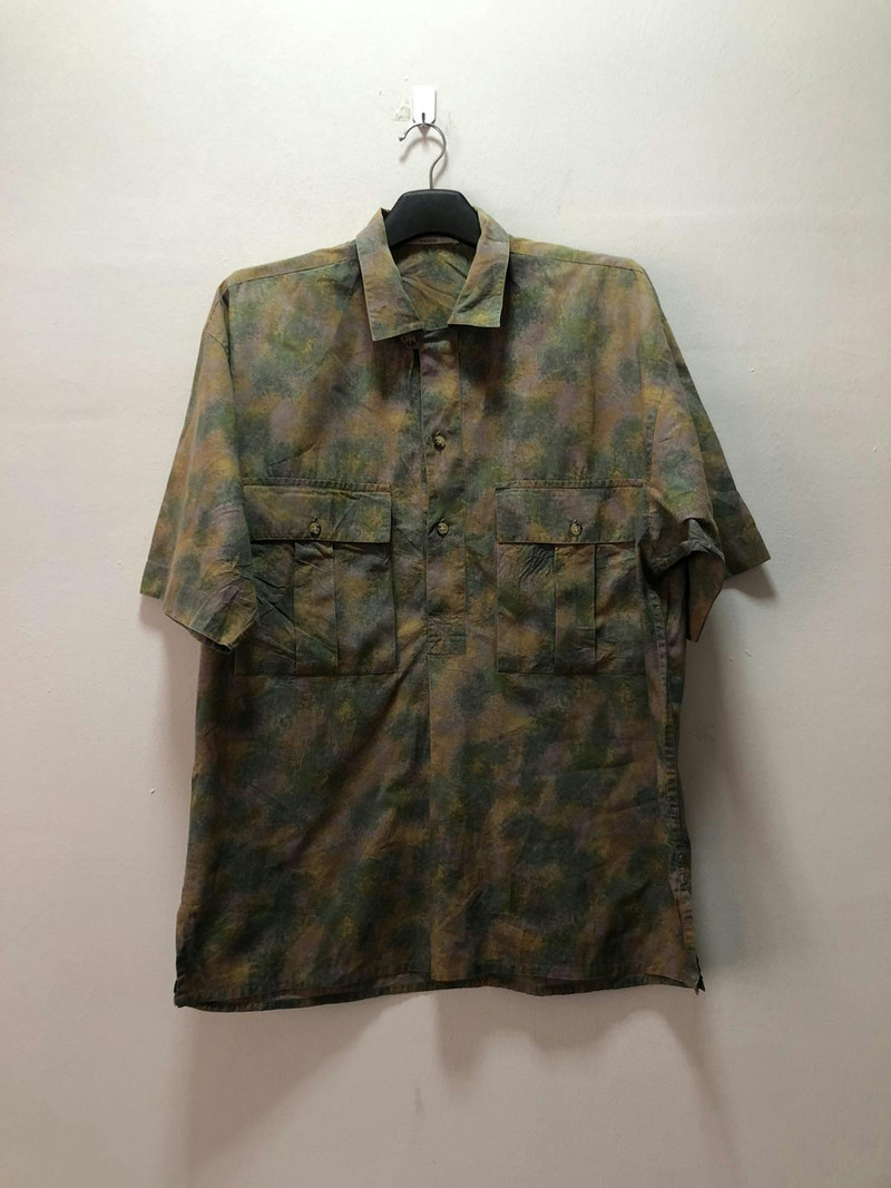 Vintage GIVENCHY Gentleman Shirt Italy Half Button - 1