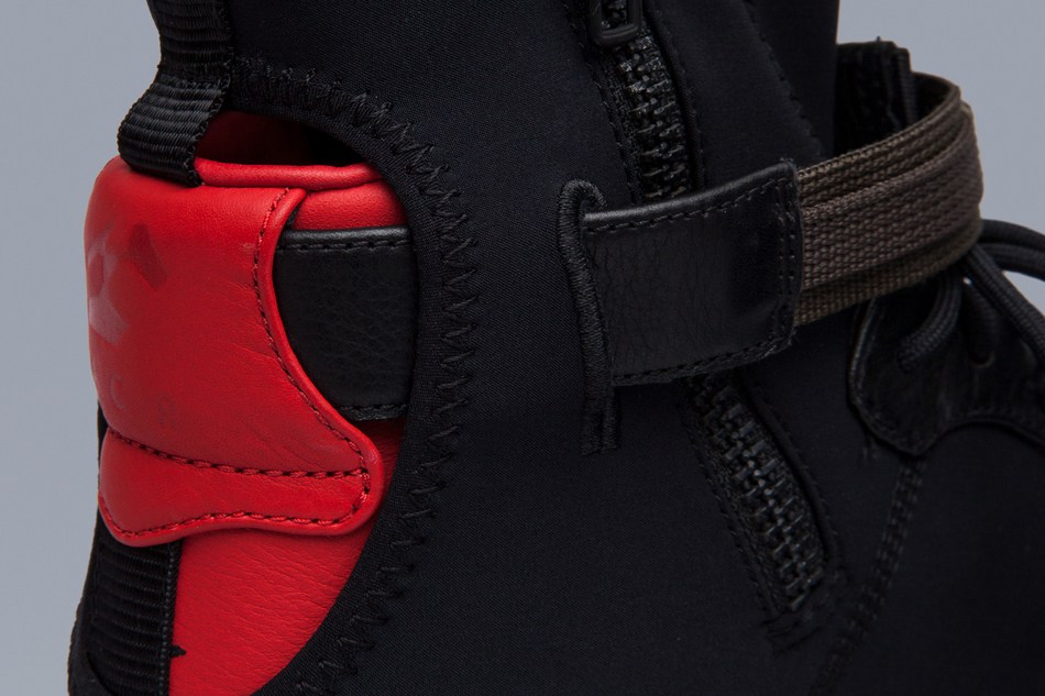 ACRNM® x Nike Air Force 1 Downtown 'Black Crimson' DS 649941-006 - 7