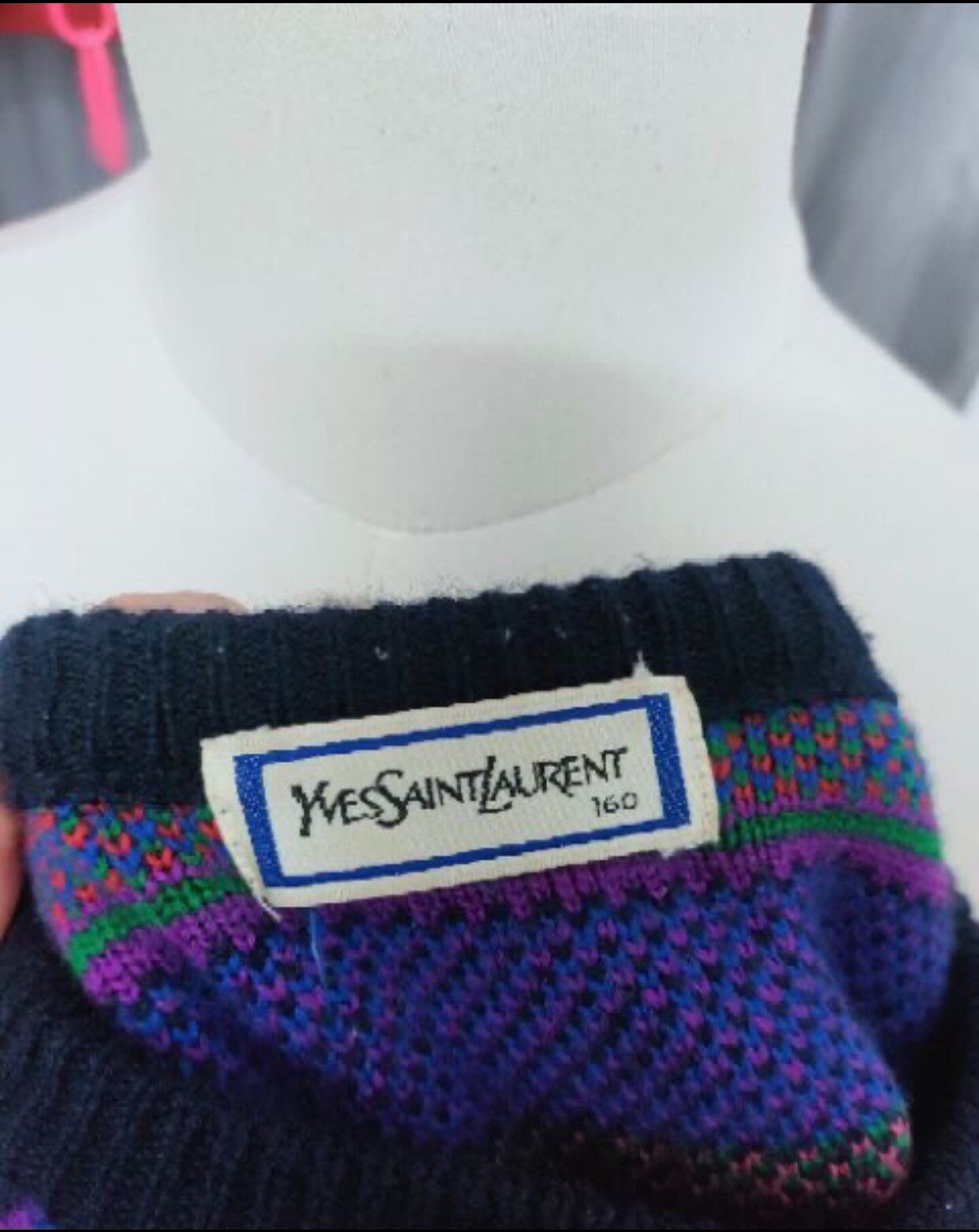 YSL Yves Saint Laurent Multicolour Knitt Sweater - 2