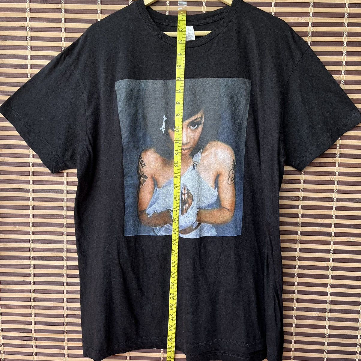 Vintage Lisa Lopes TLC Left Eyes Black TShirt 90s Legend - 3