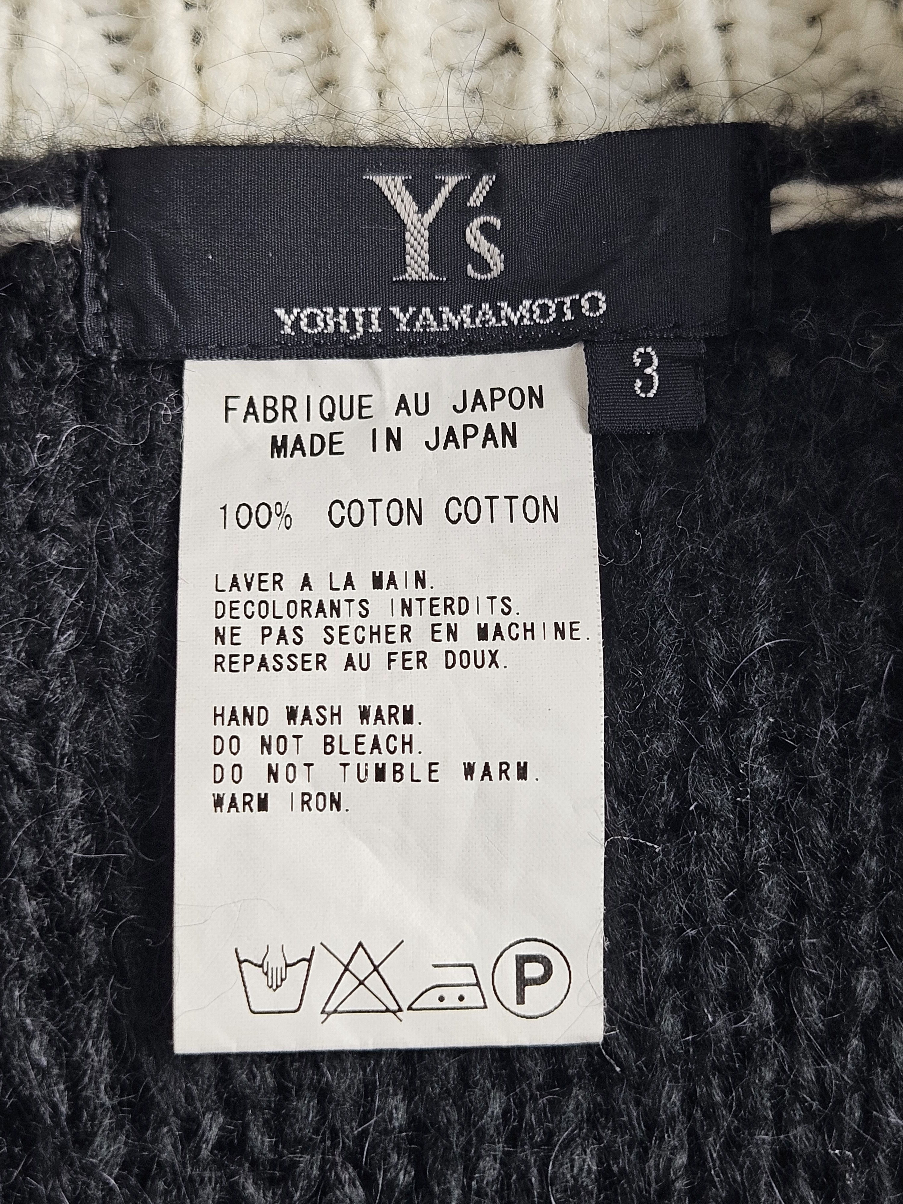 Yohji Yamamoto Y's for Men Knit Sweatshirt - 4