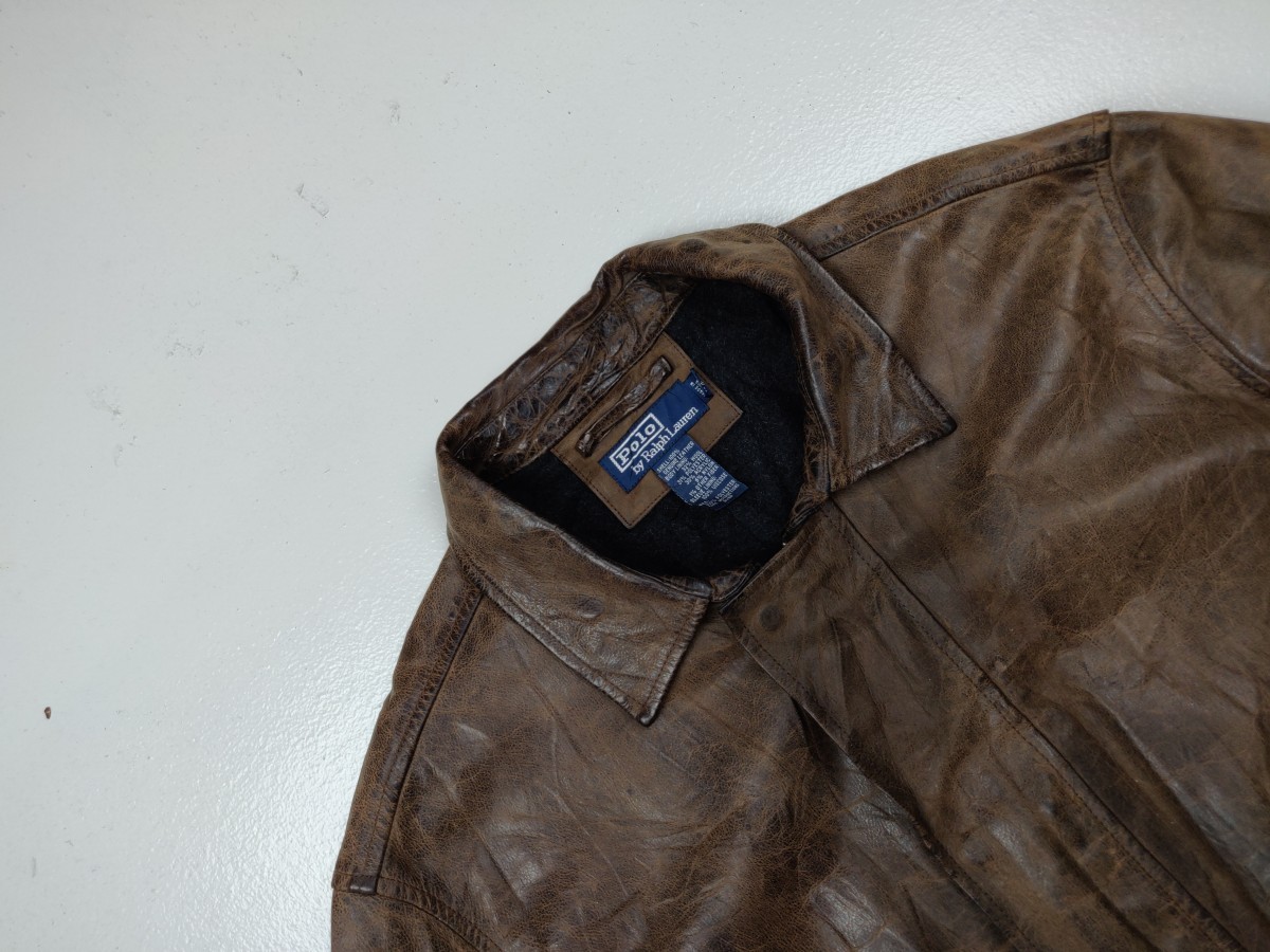 Genuine Leather - Polo RL Heavy Coat Outerwear Winter Season - 2