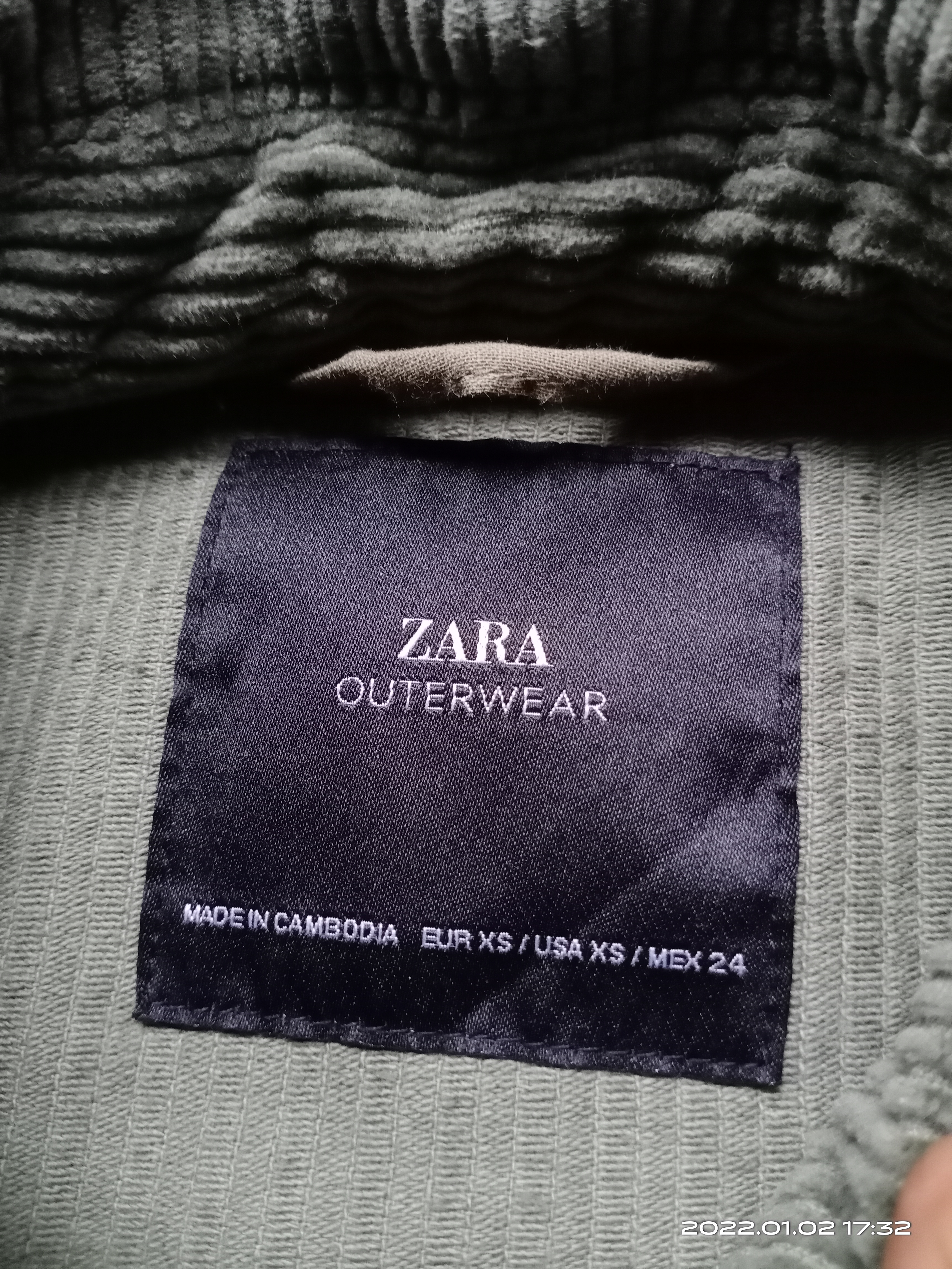 Zara - Zara Corduroy Denim Style Button Jacket - 4
