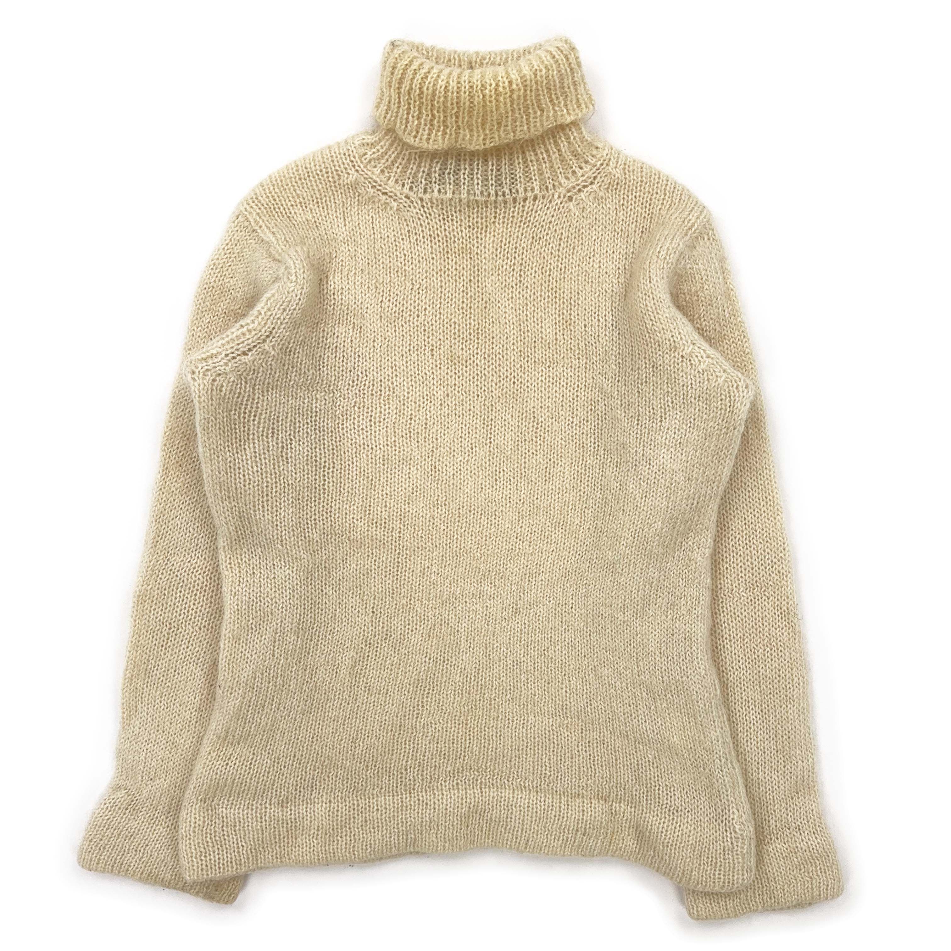 AW95 Knit Wool-Nylon Turtleneck Sweater - 1