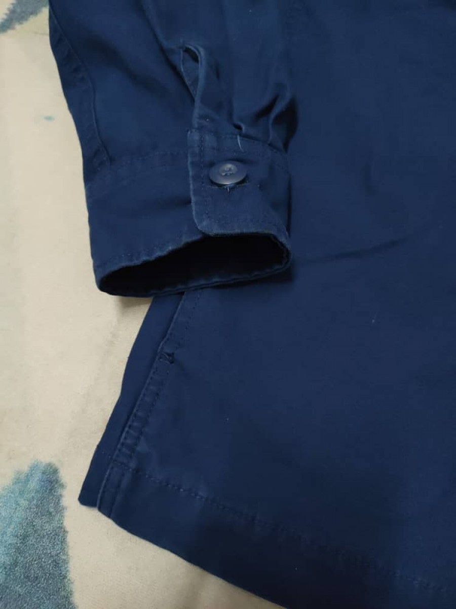 Japanese Brand - Embroidered Logo Button Up Light Jacket - 4