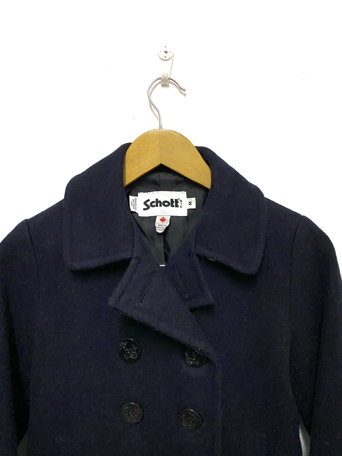 Schott Bros Wool Peacoat Canada Made - 2