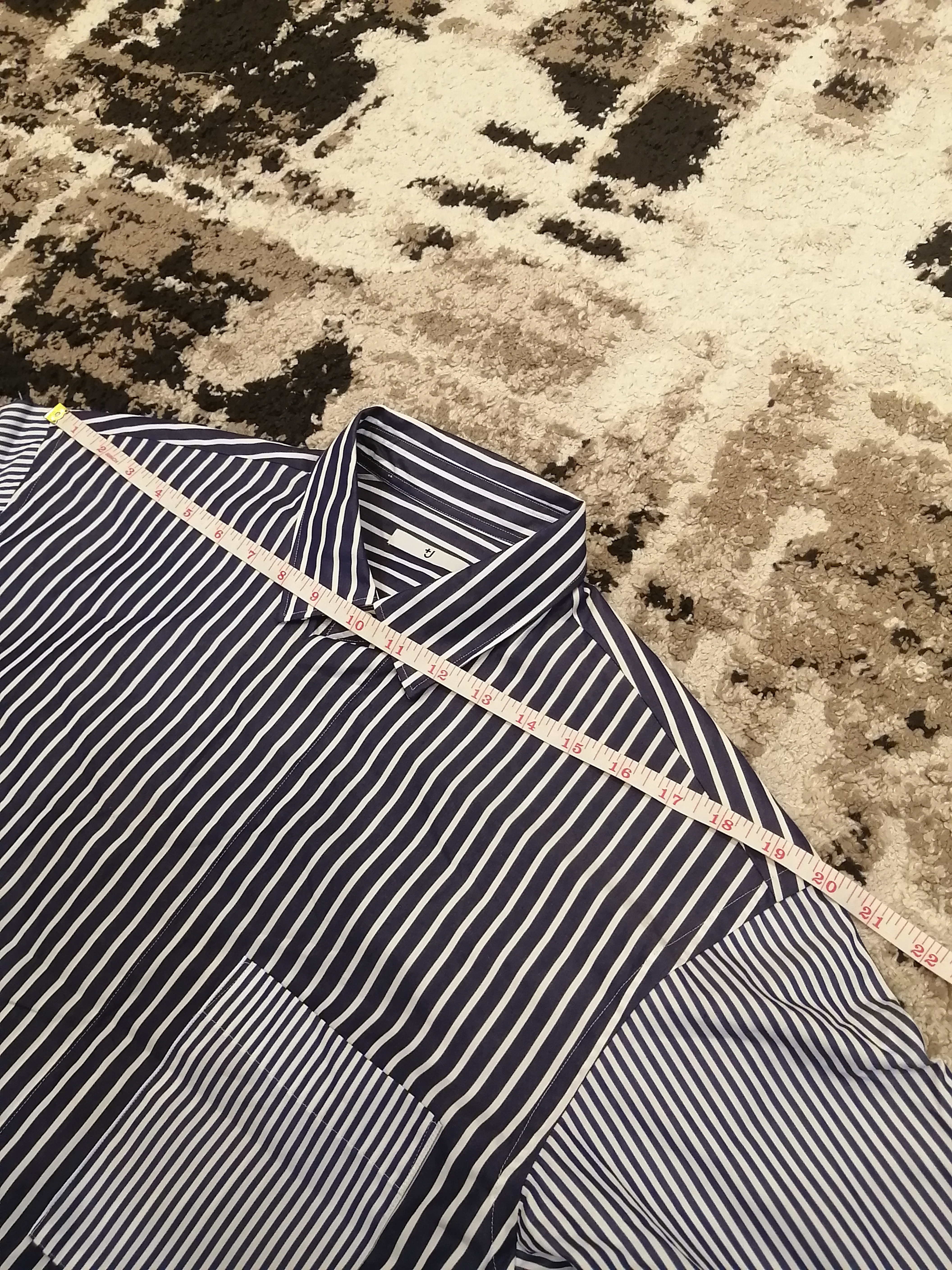 Jil Sander X Ut +J Oversized Striped Shirt - 8
