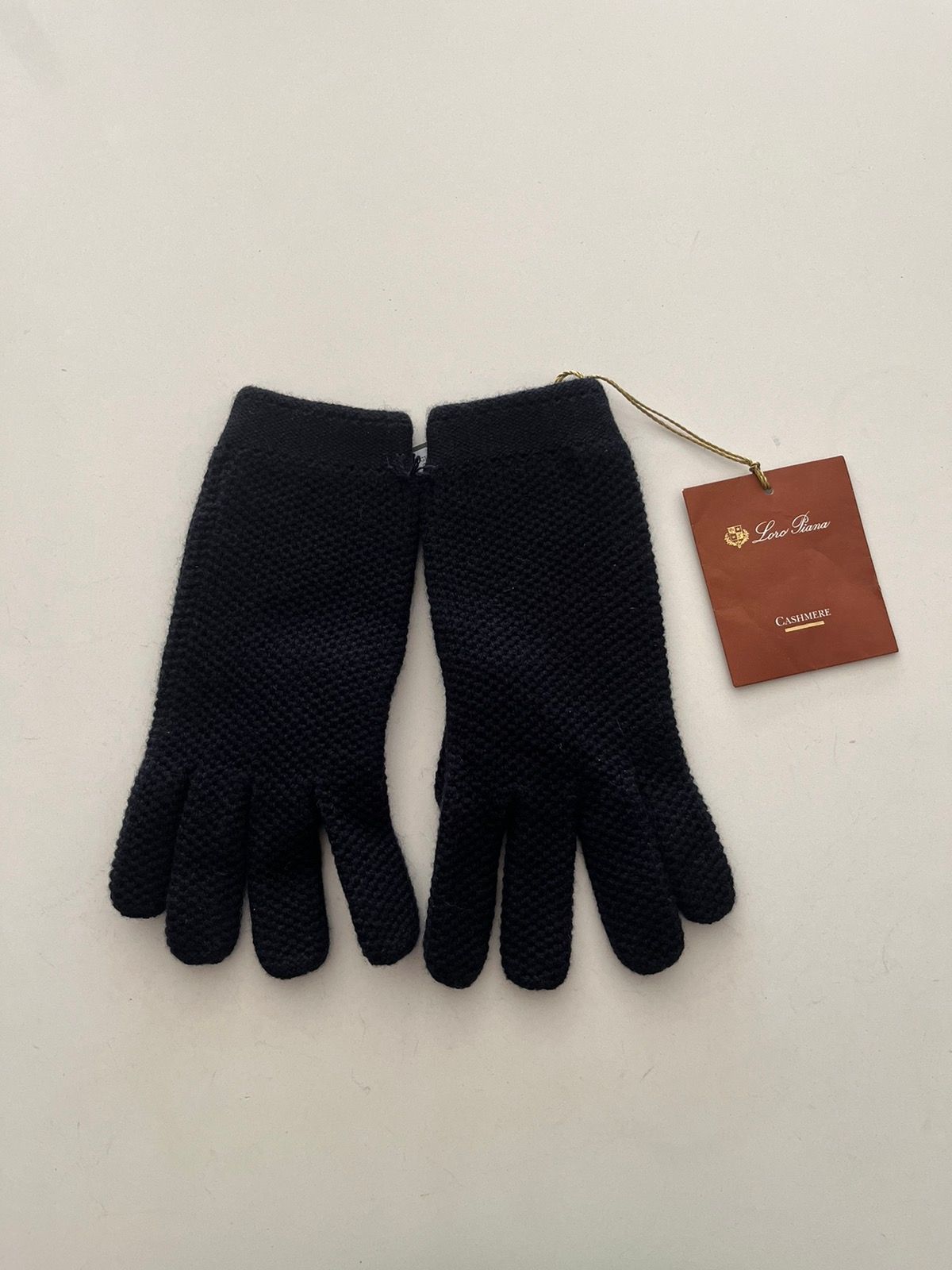 NWT - Loro Piana Crochet Cashmere Gloves - 1
