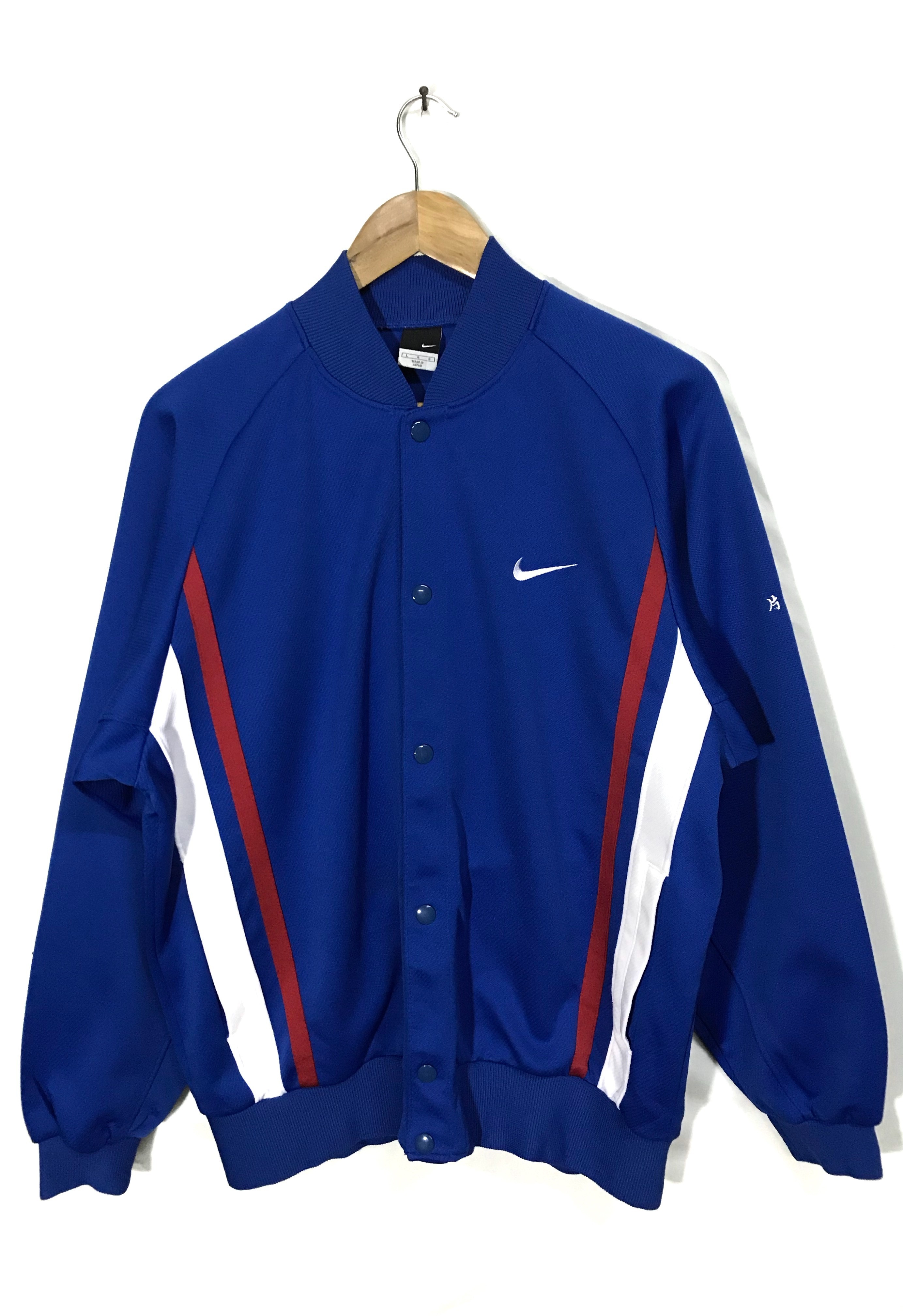 Vintage Nike Button Snap Sweater Jacket - 1
