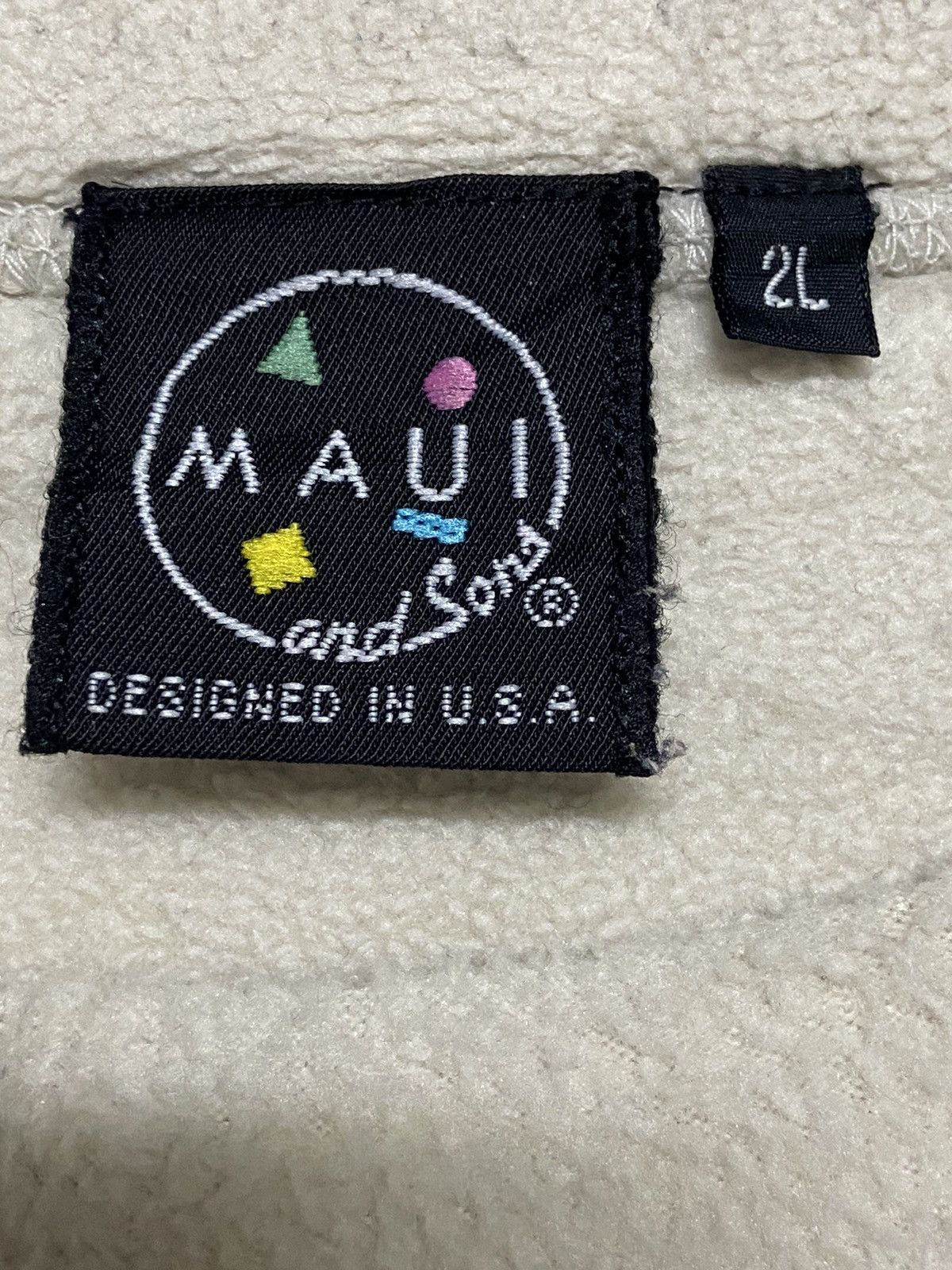 Vintage 90s Maui And Sons Fleece Crewneck Sweatshirt - 4