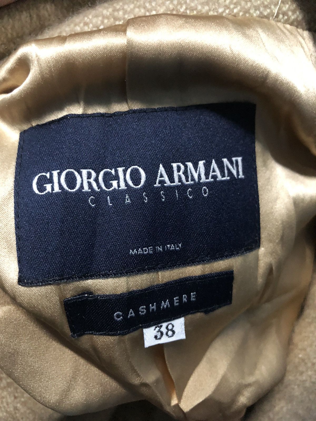 Italian Designers - Giorgio Armany coat pure cashmere - 3