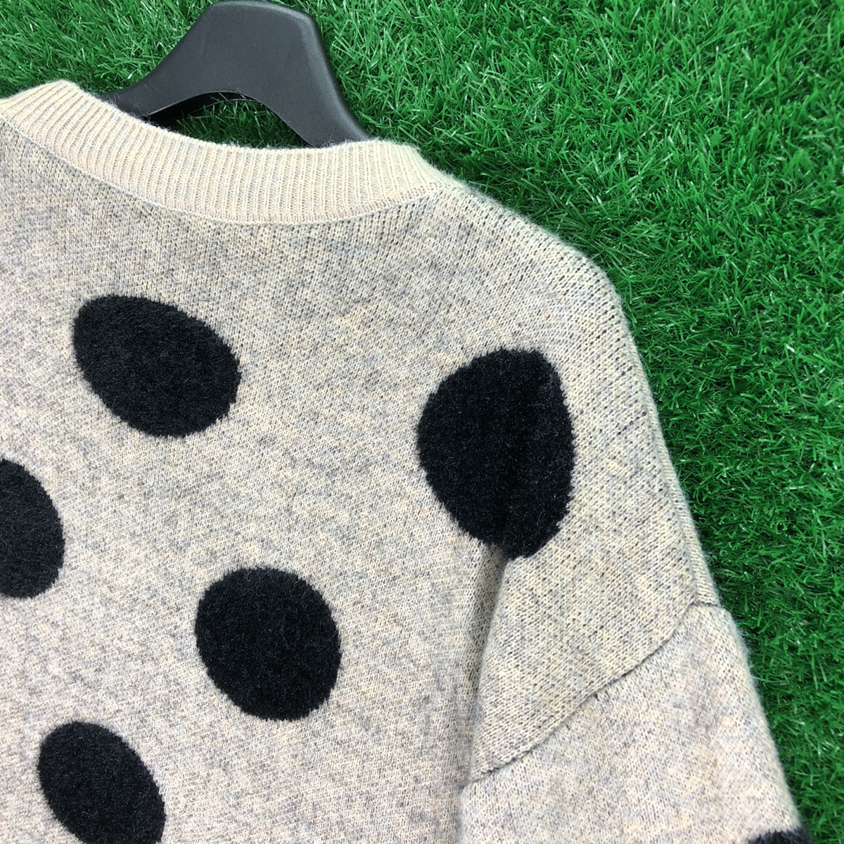 Vintage - Vintage Knit Sweater Polka Dot Japan Designer Brand - 5