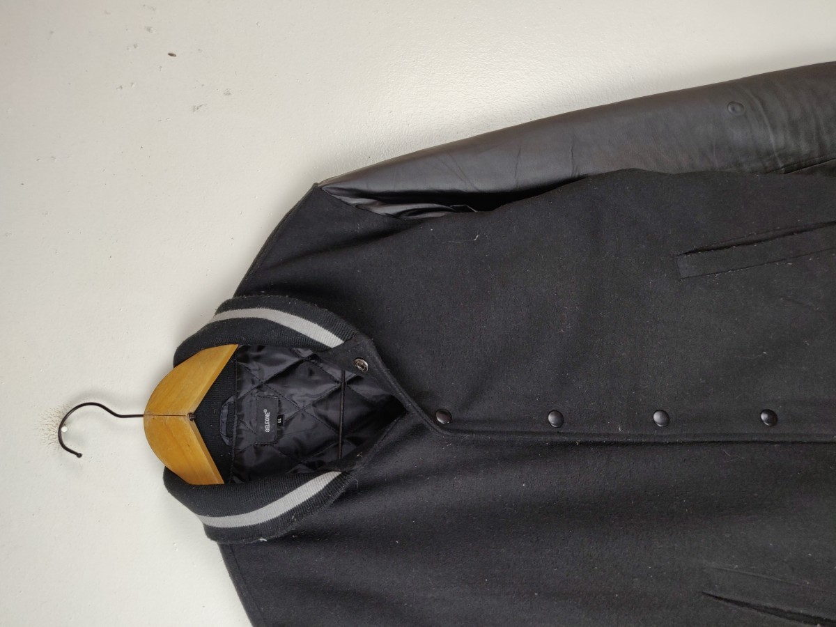 Japanese Brand - Geleone Japan Black Jacket Tops Streetwear - 5