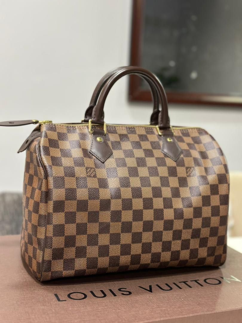 Authentic Louis Vuitton Damier Ebene Speedy 35 - 22