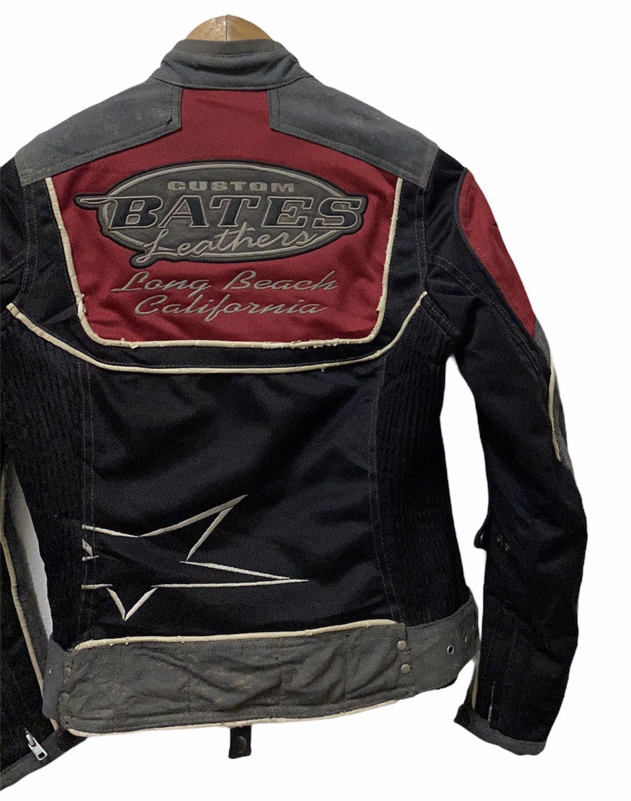 Sports Specialties - 🔥Bates Custom Leather Distressed Motorcycle Jacket - 7
