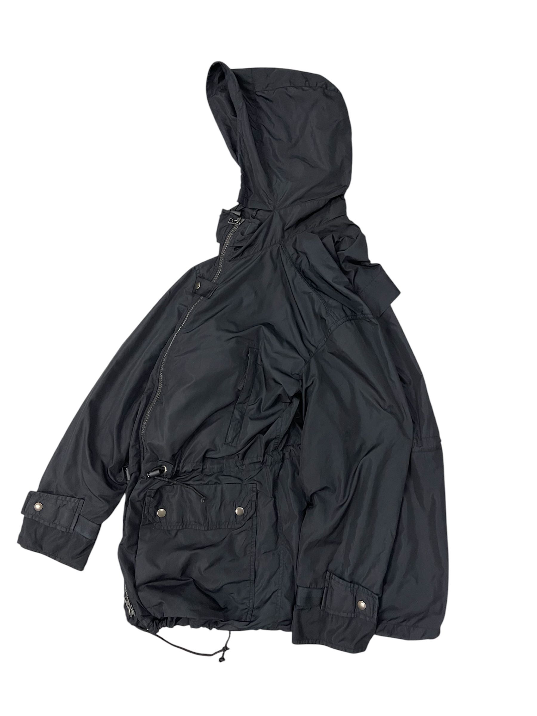 A/W 1997 Issey Miyake Black Tech Nylon Parka Jacket - 12