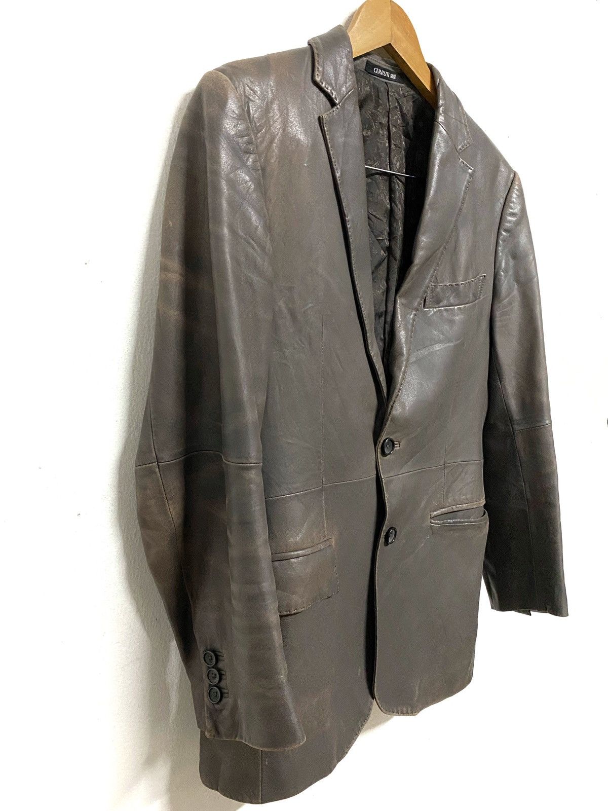 Cerruti 1881 Lambskin Leather Jacket - 4