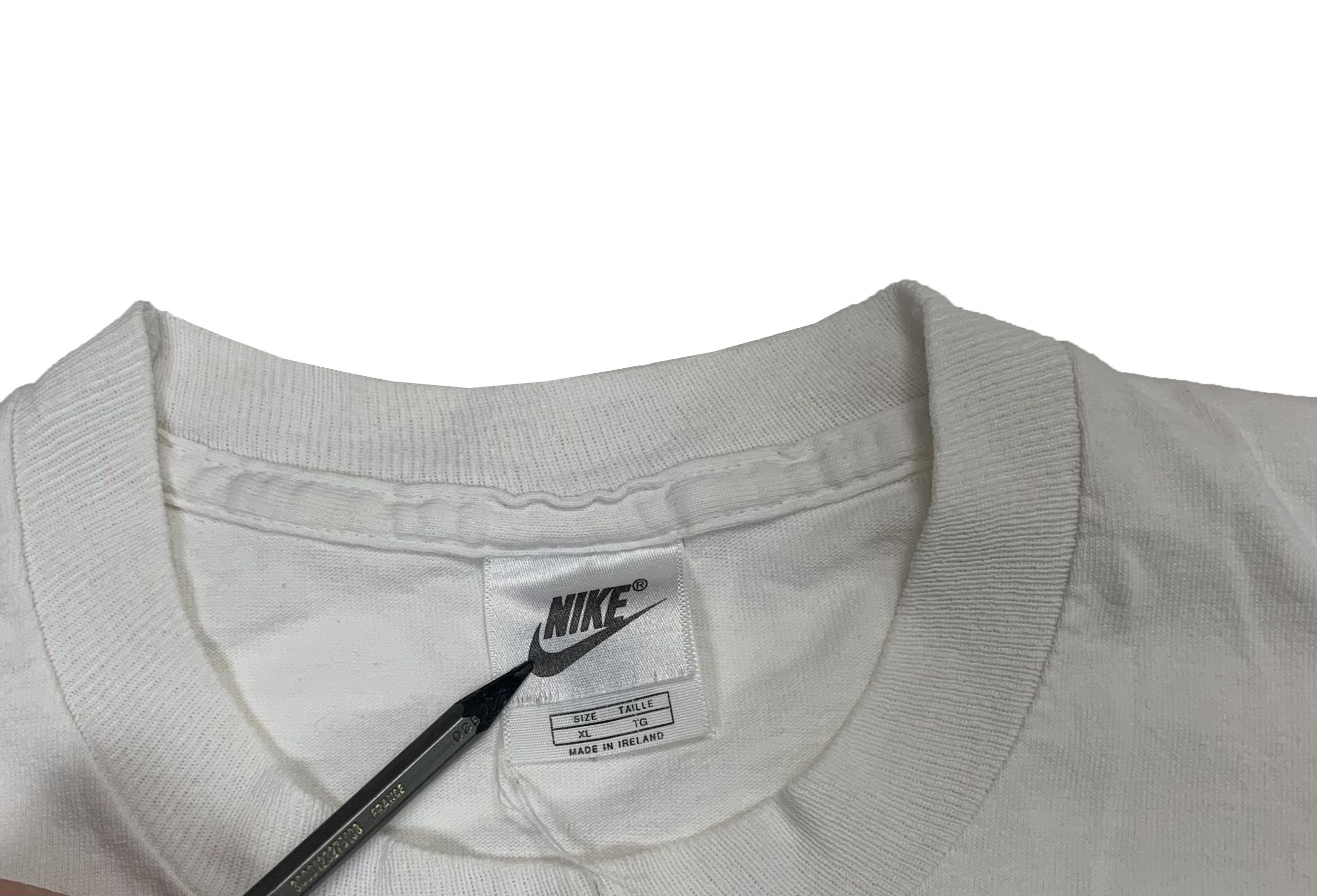 Vintage Michael Jordan T Shirt Jordan’s Back Shirt 90s Nike Shirt Men Shirt Size XL Women Shirt White - 5