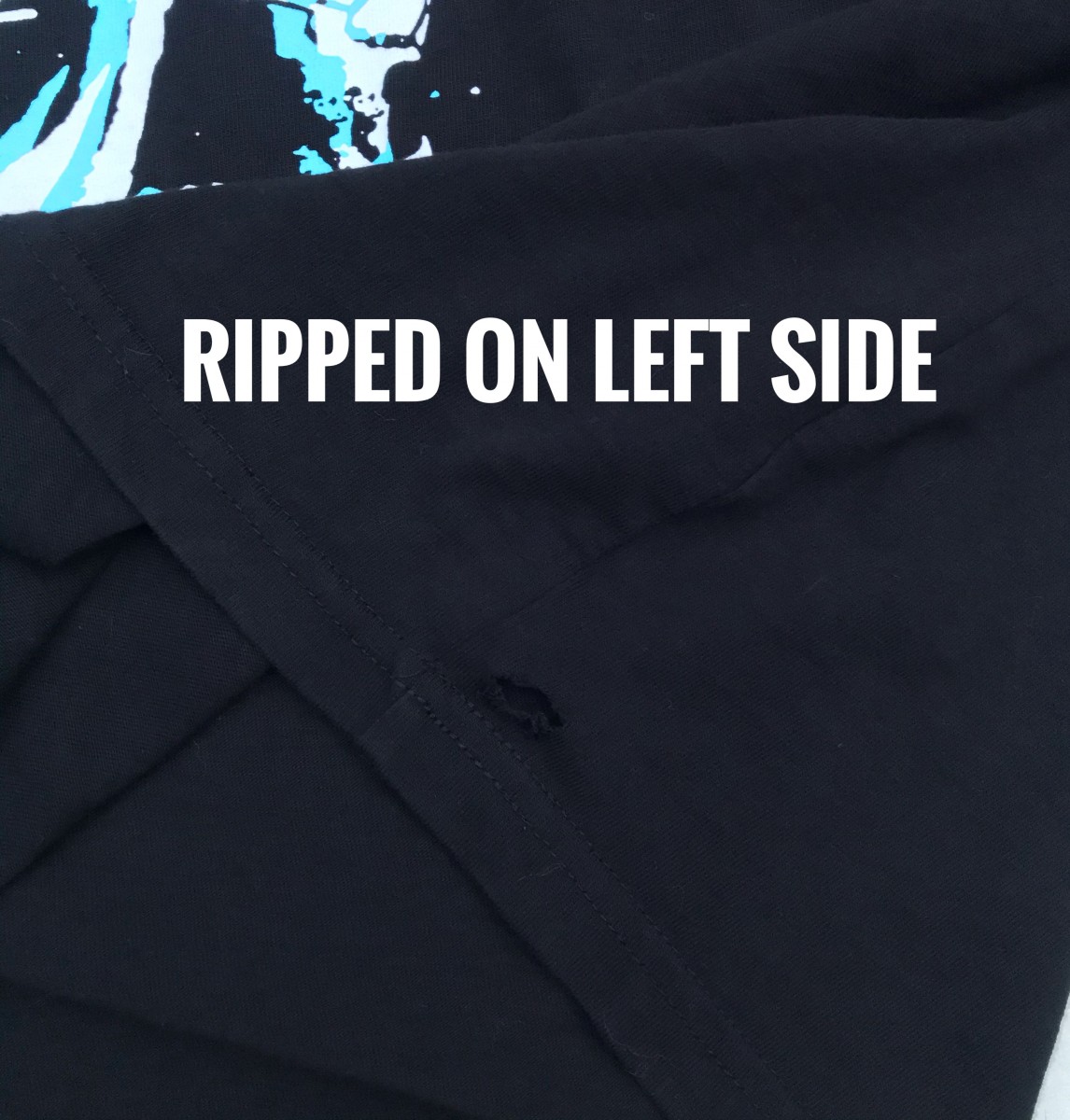 Kim Jones - Archives! Kim Jones Edge Of the Looking Glass Ripped tee - 4