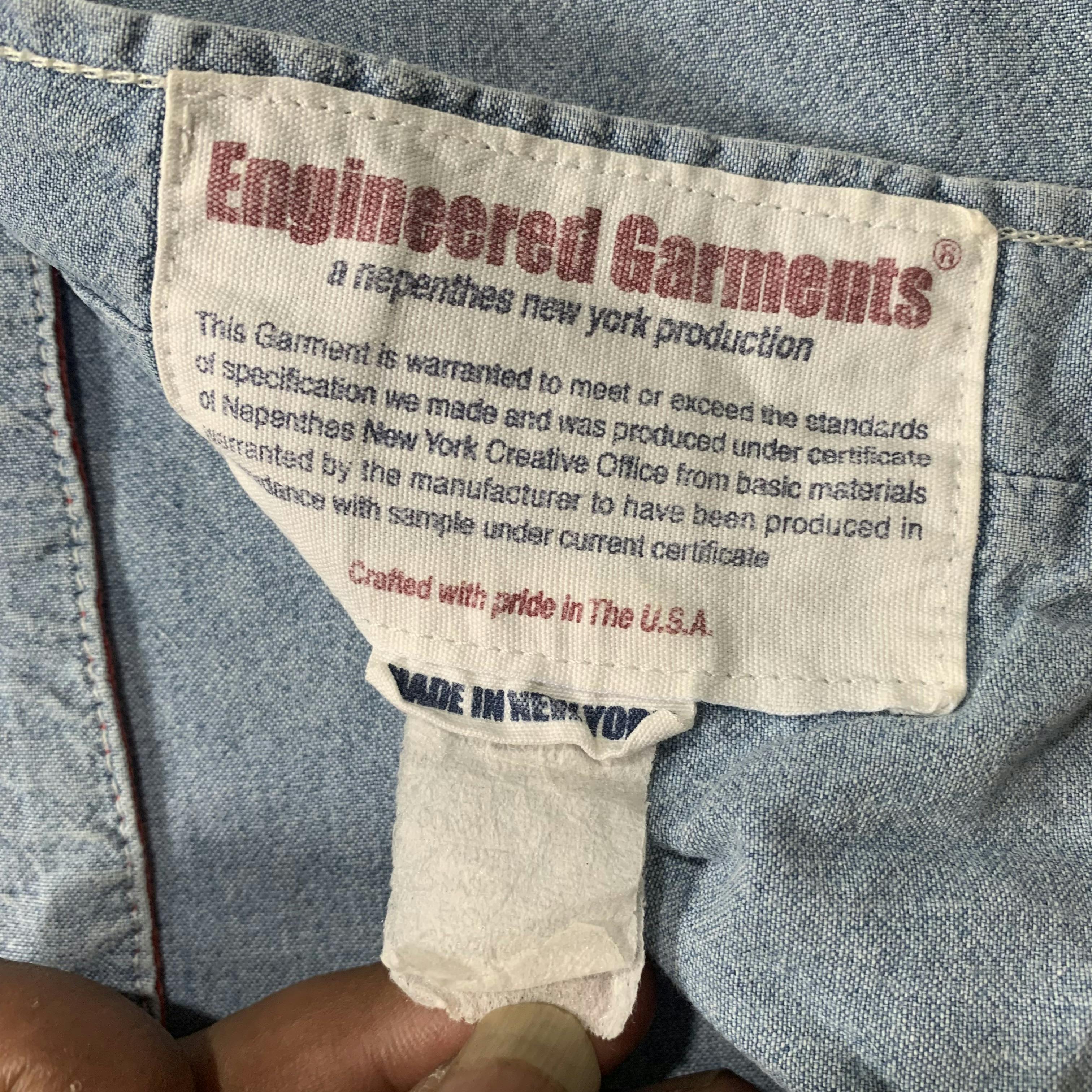 Engineered Garments by Nepenthes Ny Washed Denim Shirt - 3