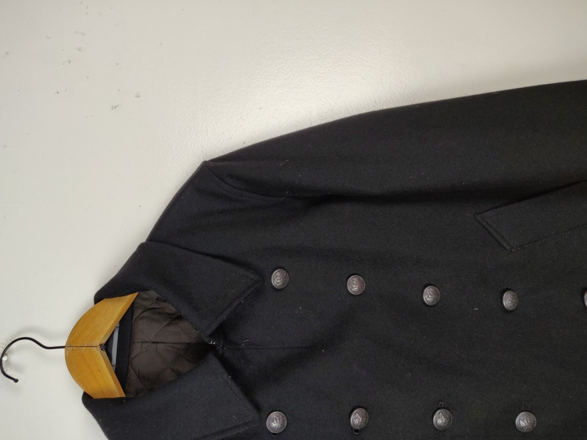 Overcoat - Double Breast Wool Jacket Heavy Coat - 5