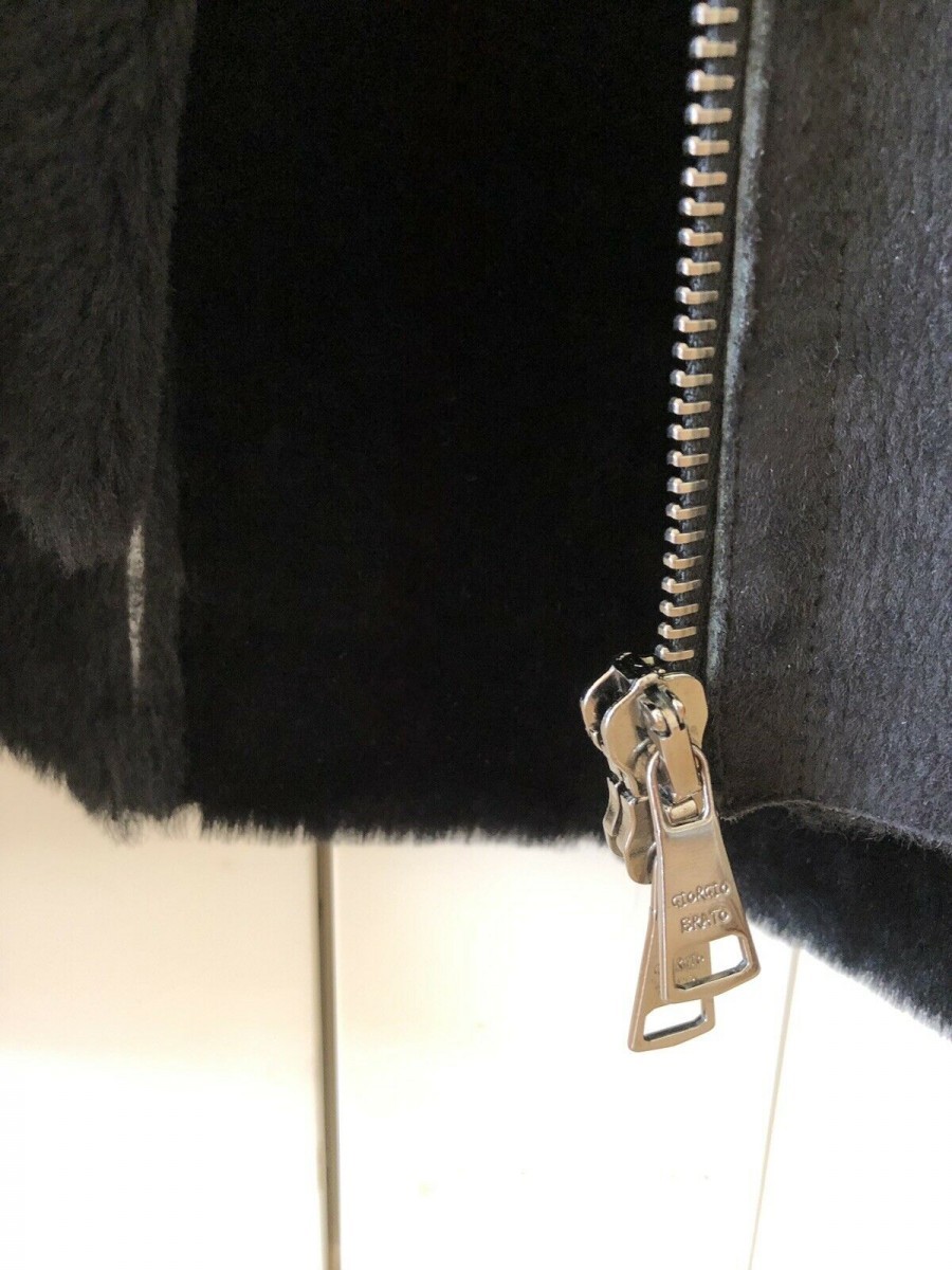 Giorgio Brato - Handmade Sheepskin Shearling Leather Lambskin Jacket - 6