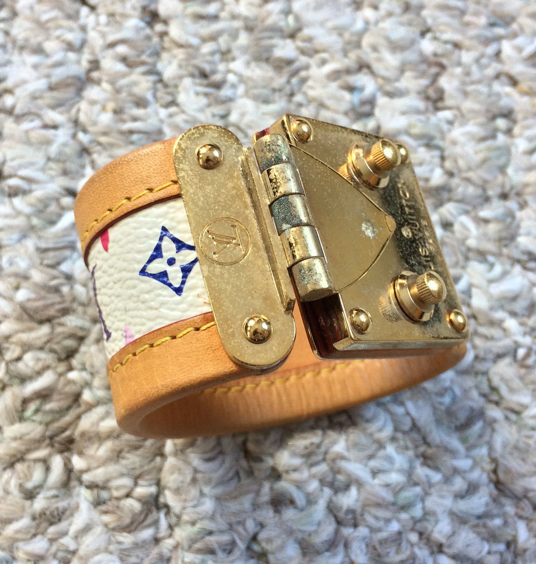 S/S 2003 Vuitton x Murakami Multicolor Monogram Bracelet - 3