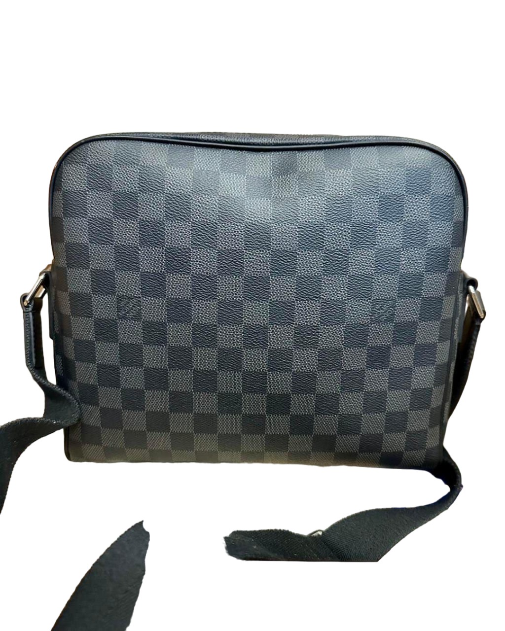 Louis Vuitton Dayton Reporter PM Damier Graphite Crossbody Bag Black