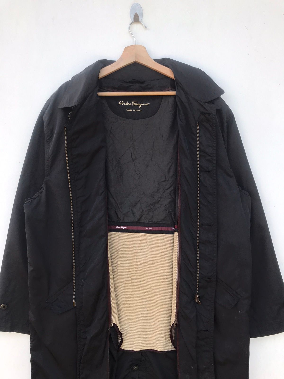 Salvatore Ferragamo Long Jacket Made In Italy - 4
