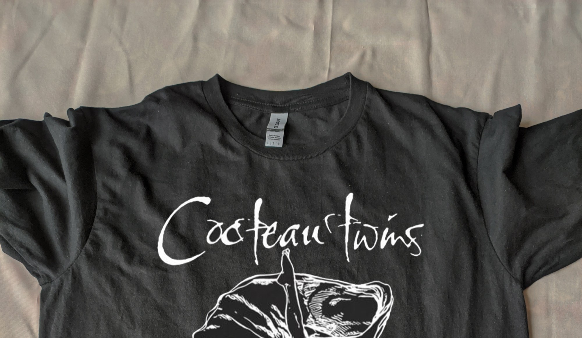 t-shirt cocteau twins black - 2