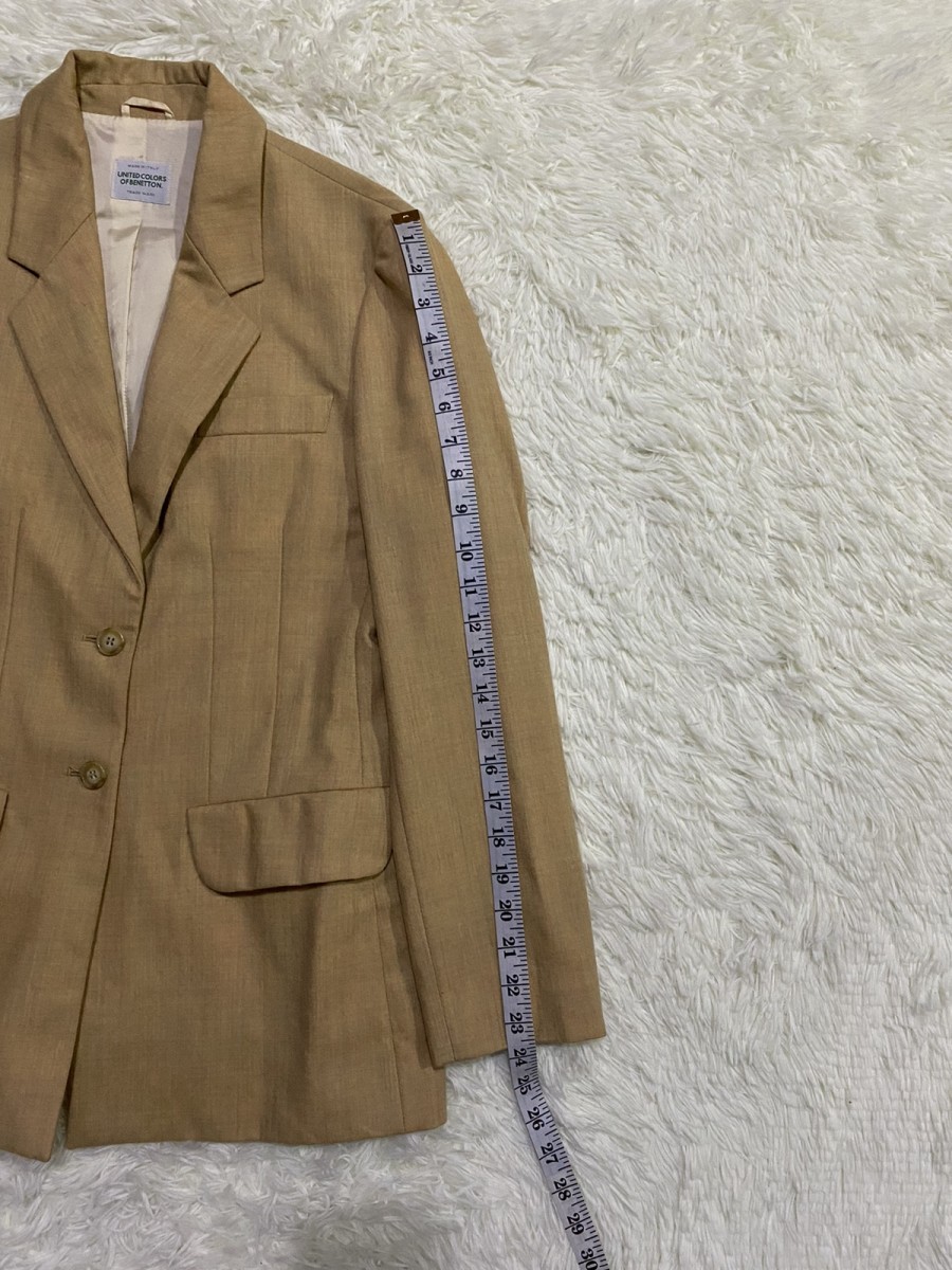 United Colors Of Benetton - United Colors of Benetton Blazer Coat Jacket Made in Italy - 10