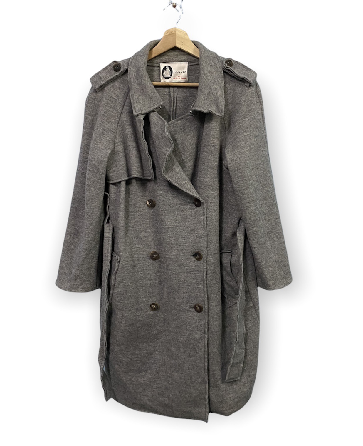 LANVIN Deformation Double Lining Trench Coat - 1
