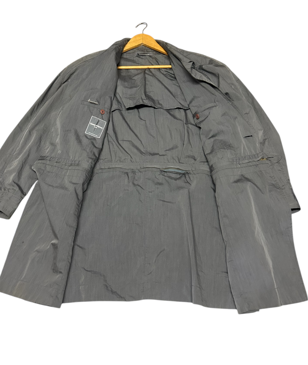 80s Issey Miyake long jacket detachable to bomber jacket - 9