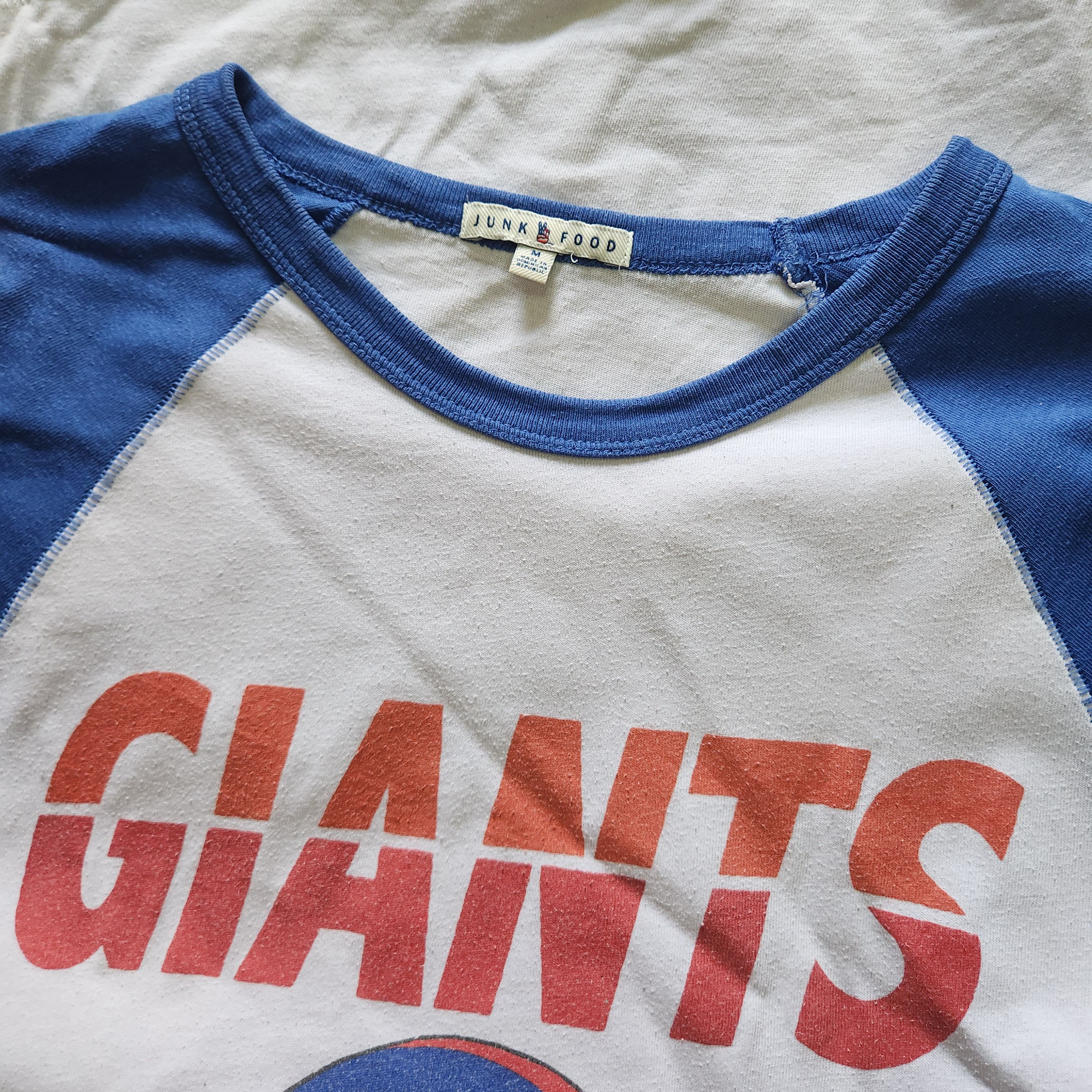 New York Giants NFL American Football Raglan TShirt - 13