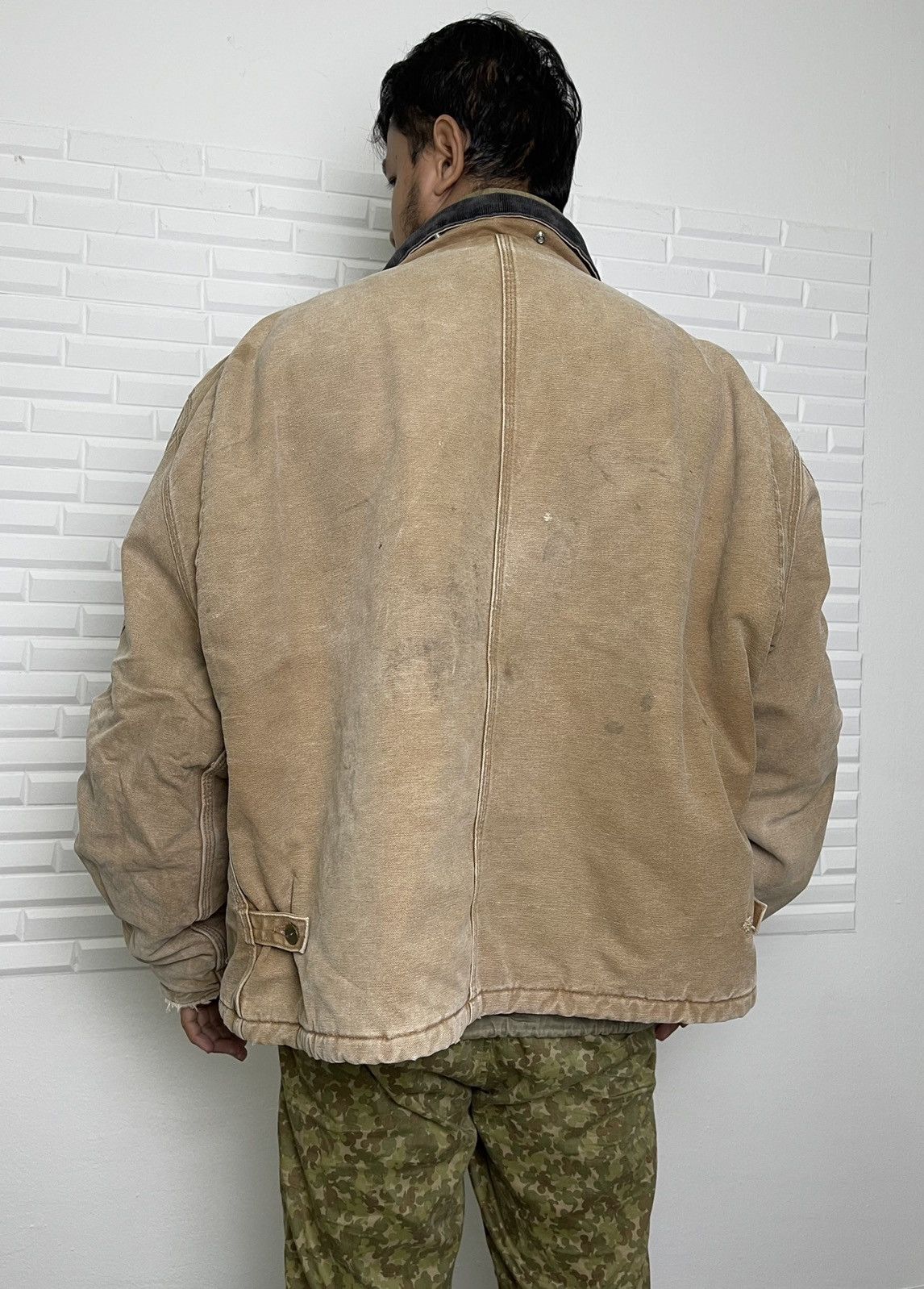 Vintage Carhartt Detroit Jacket Distressed - 13