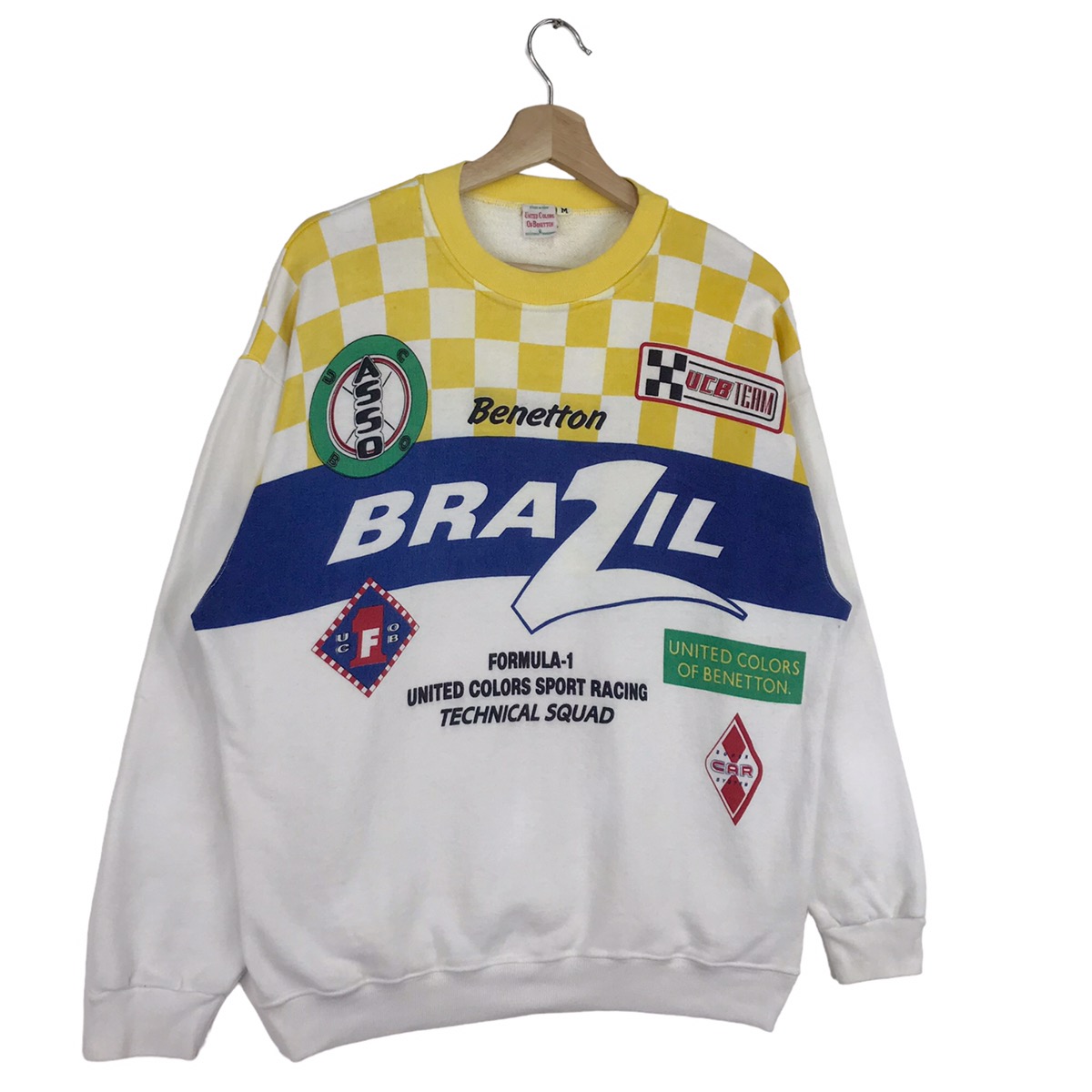 United Colors Of Benetton - 90’s Benetton F1 Brazil Racing Team Crewneck - 3