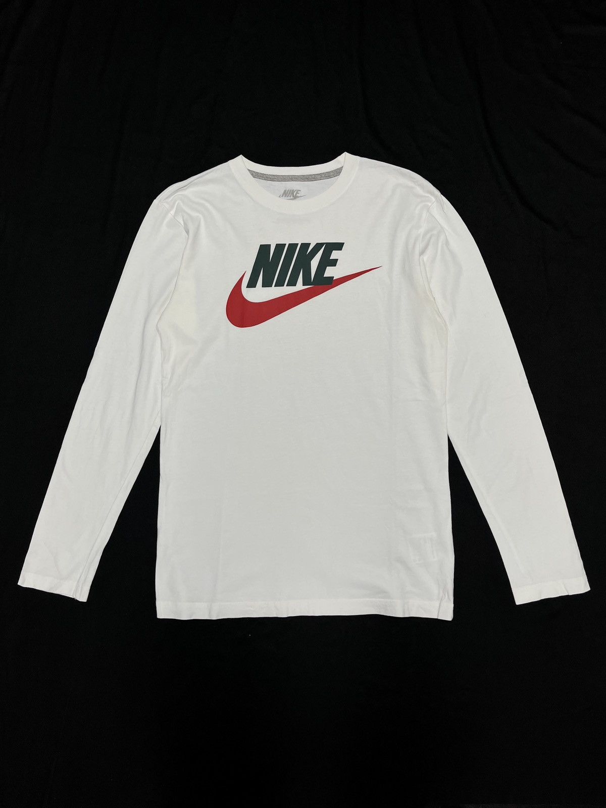 Vintage Nike Sportswear NSW Long Sleeves Shirt White Medium - 1