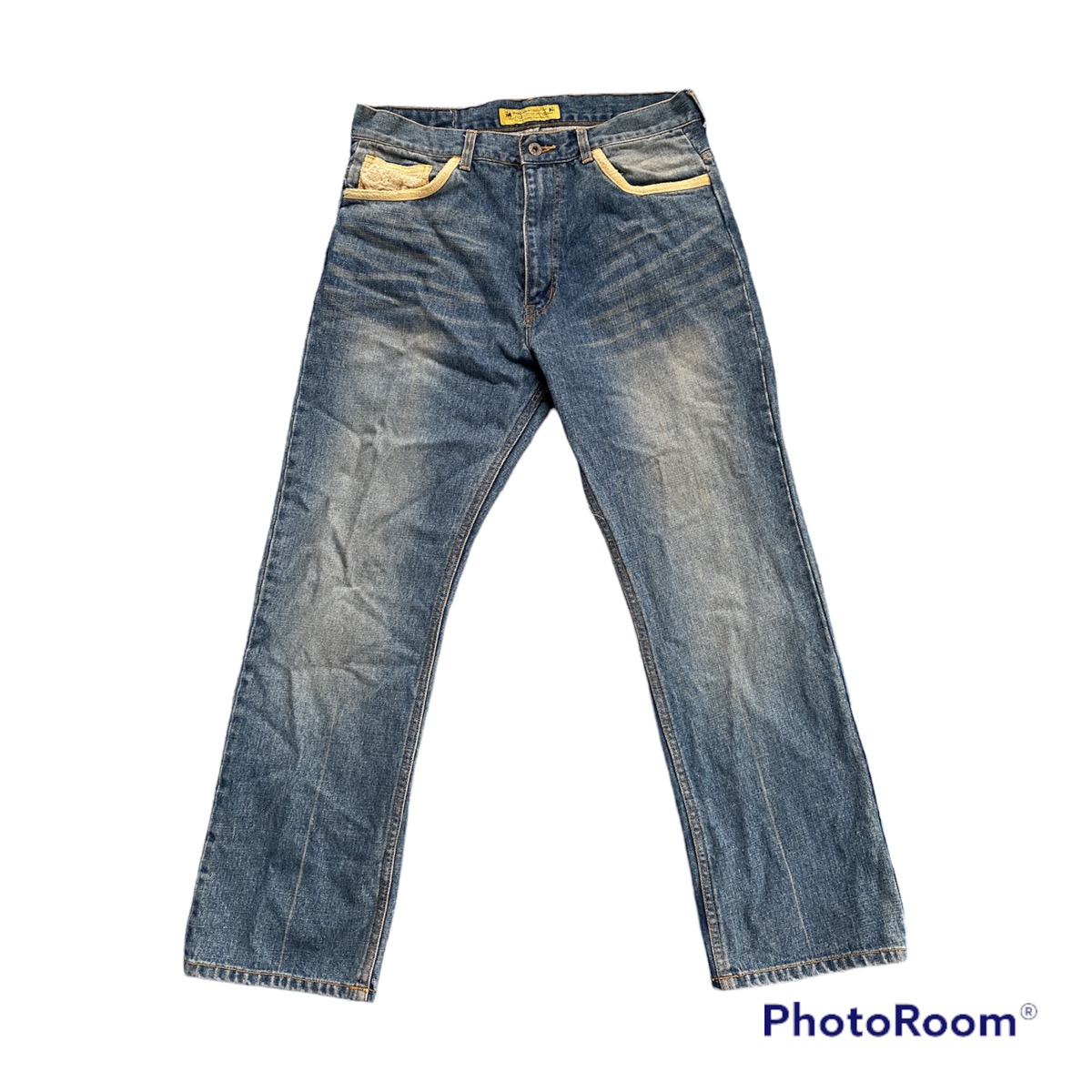 sasquatchfabrix jeans denim old cotton pants - 1