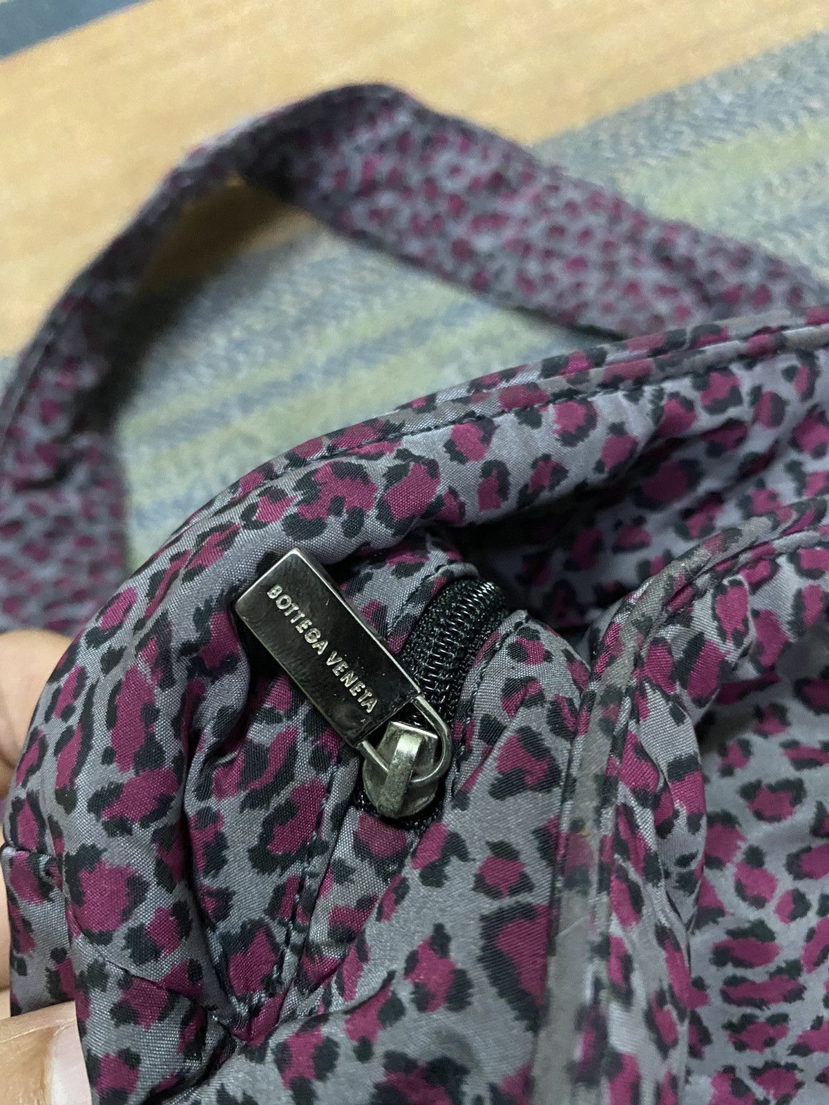 Authentic Bottega Venet Leopard Print Shoulder Bag - 13