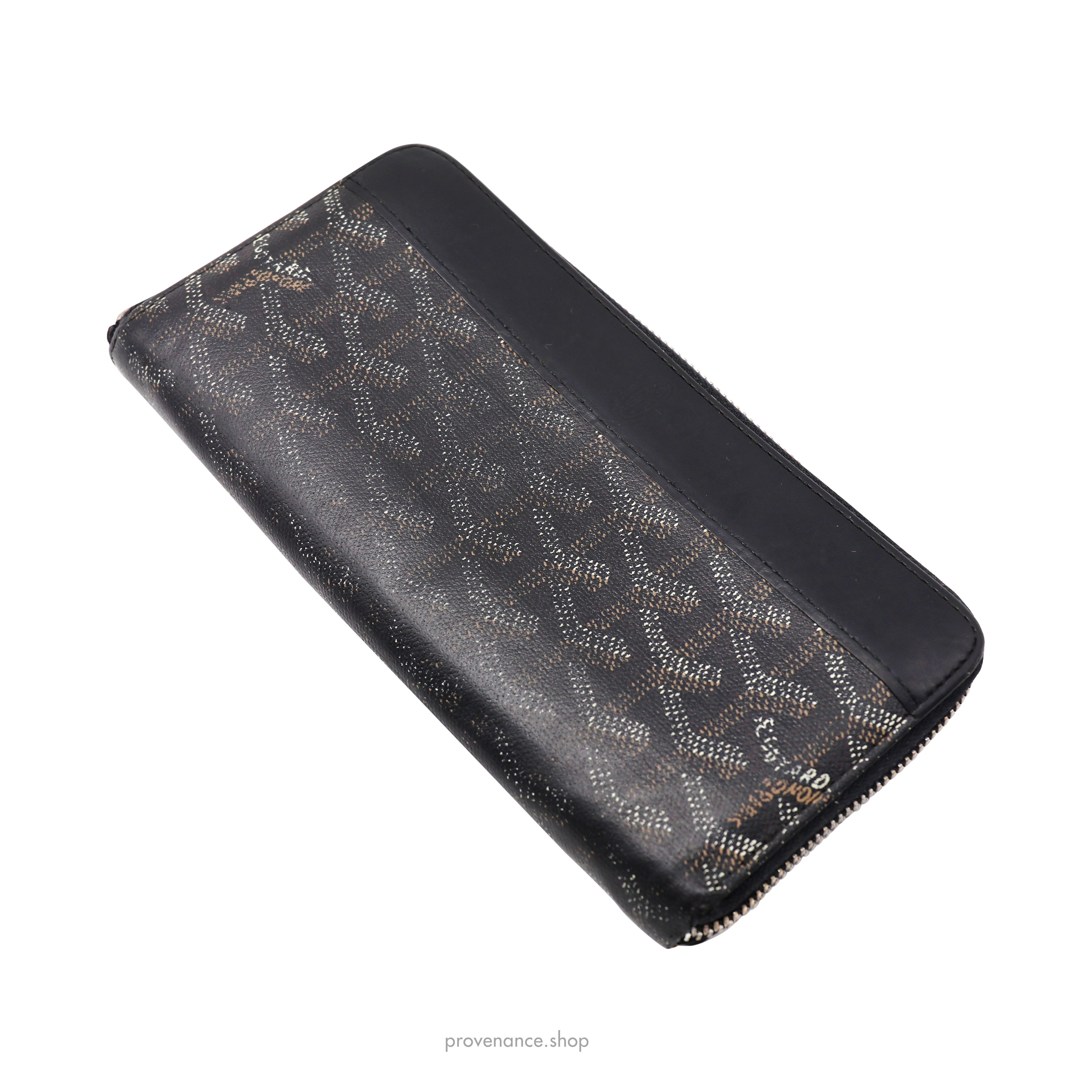 Goyard Matignon Zipped Wallet - Black Goyardine - 5