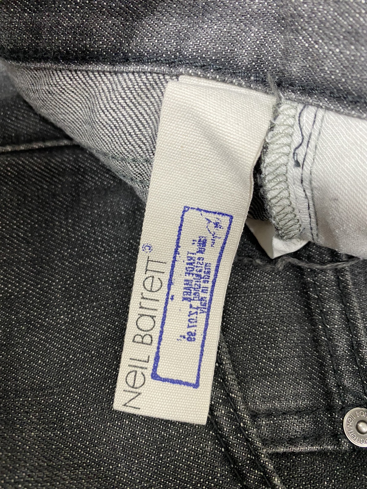Neil Barrett Buckle Back Denim jeans - 9