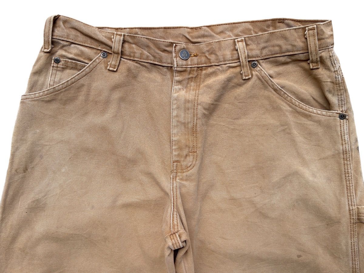 Vintage 90s Dickies Workwear Faded Distressed Baggy Pants - 9